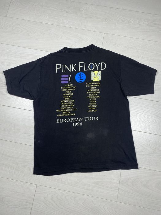 Vintage Pink Floyd 1994 Vintage European Tour Stone Face Tee | Grailed