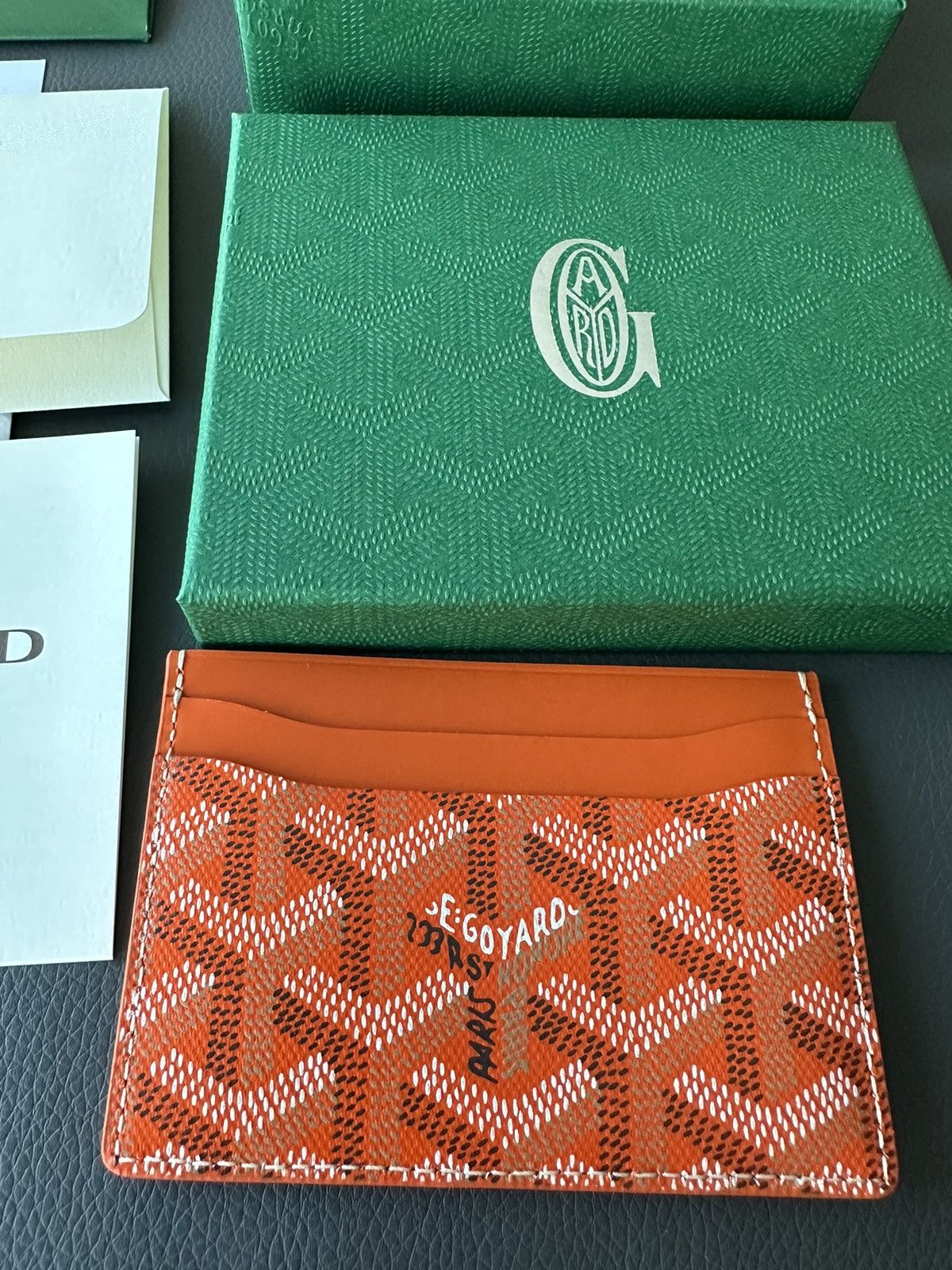Goyard Brand New Rare Classic Goyard Card Holder Wallet Limited Size ONE SIZE - 13 Thumbnail