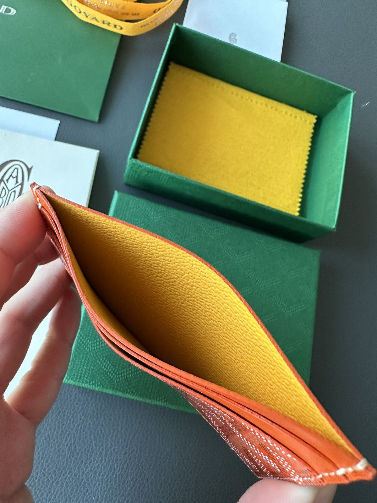 Goyard Brand New Rare Classic Goyard Card Holder Wallet Limited Size ONE SIZE - 23 Thumbnail