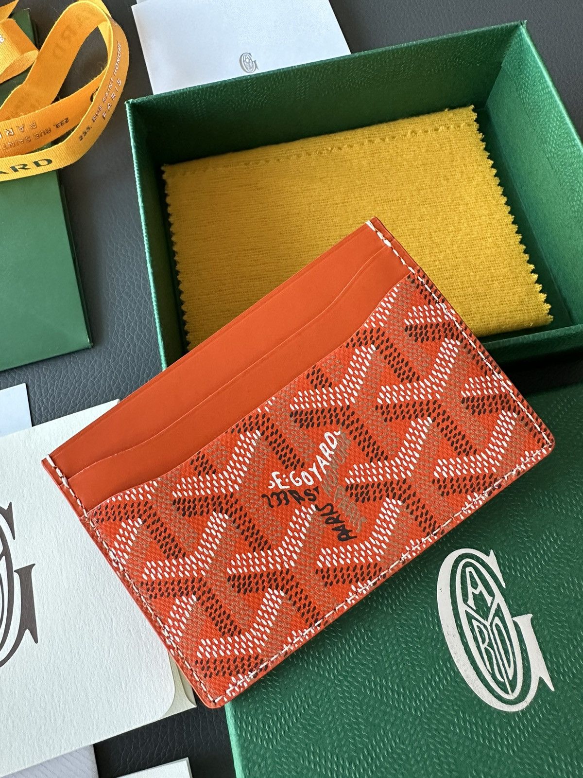 Goyard Brand New Rare Classic Goyard Card Holder Wallet Limited Size ONE SIZE - 11 Thumbnail