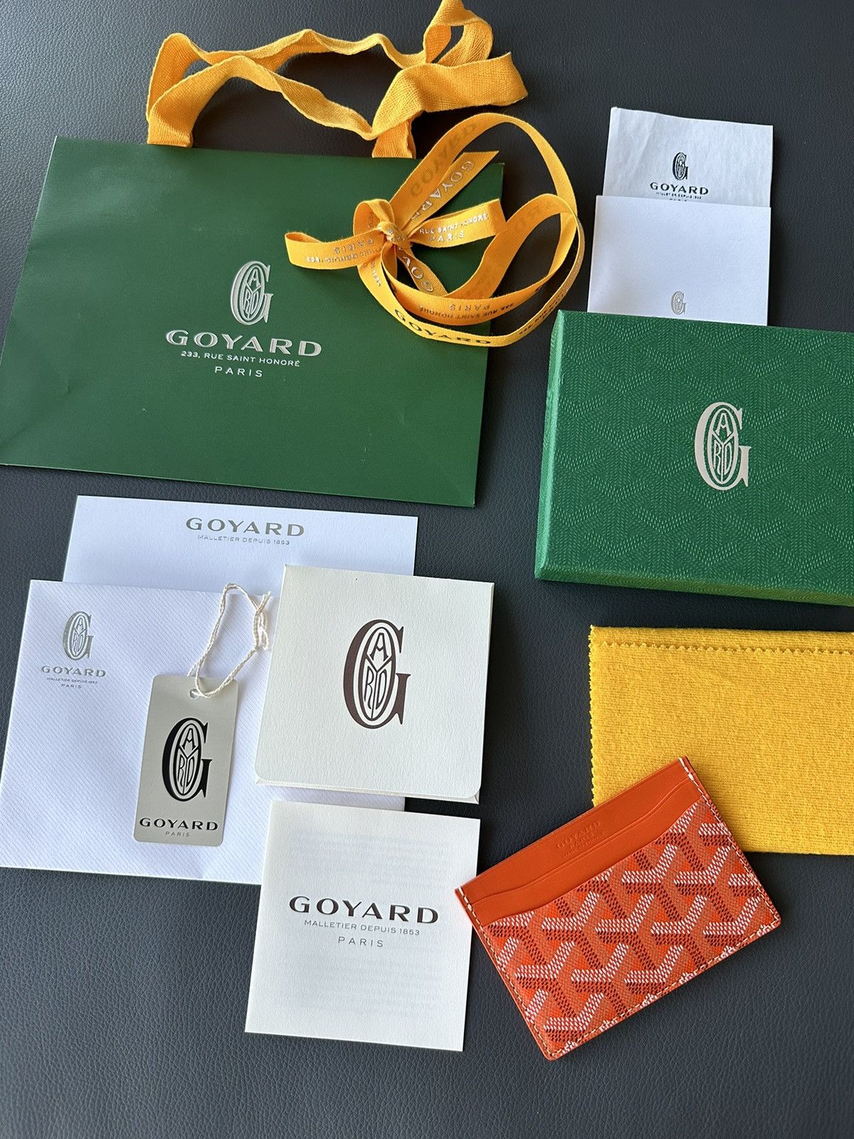 Goyard Brand New Rare Classic Goyard Card Holder Wallet Limited Size ONE SIZE - 9 Thumbnail