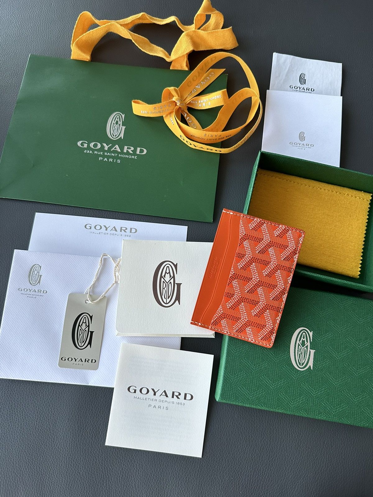 Goyard Brand New Rare Classic Goyard Card Holder Wallet Limited Size ONE SIZE - 6 Thumbnail