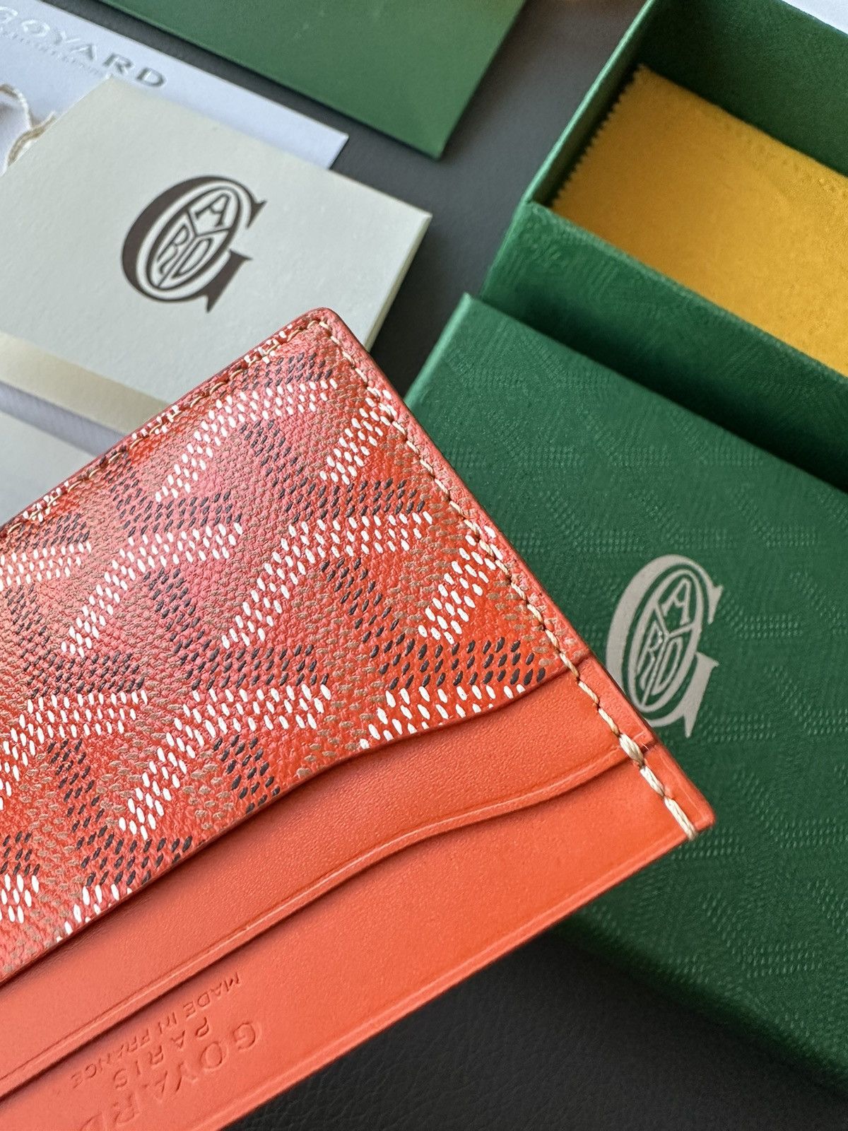 Goyard Brand New Rare Classic Goyard Card Holder Wallet Limited Size ONE SIZE - 12 Thumbnail