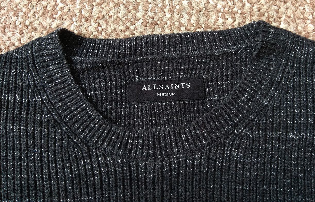 Allsaints All Saints Rydal Crew cotton wool knit sweater Size US M / EU 48-50 / 2 - 4 Thumbnail