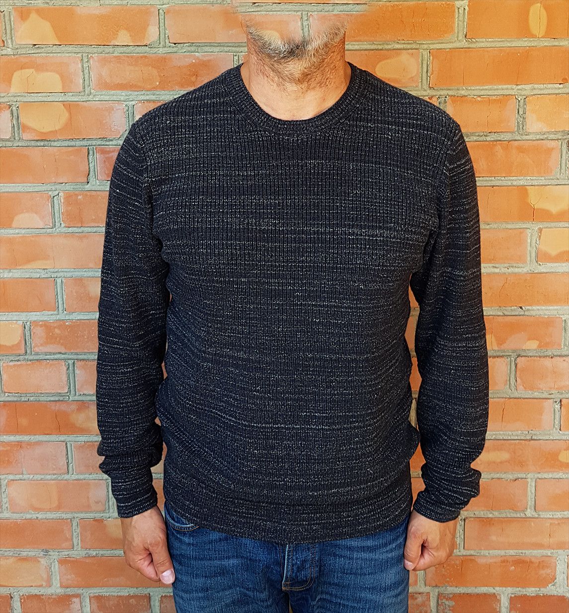 Allsaints All Saints Rydal Crew cotton wool knit sweater Size US M / EU 48-50 / 2 - 1 Thumbnail