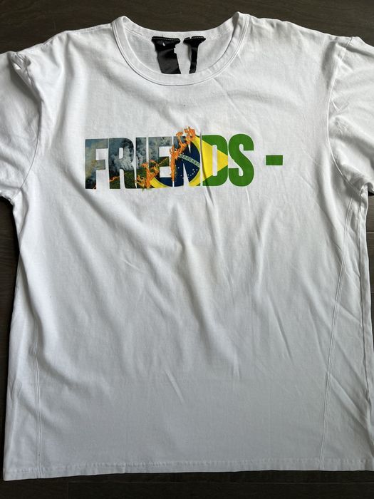 Vlone green friends outlet tee