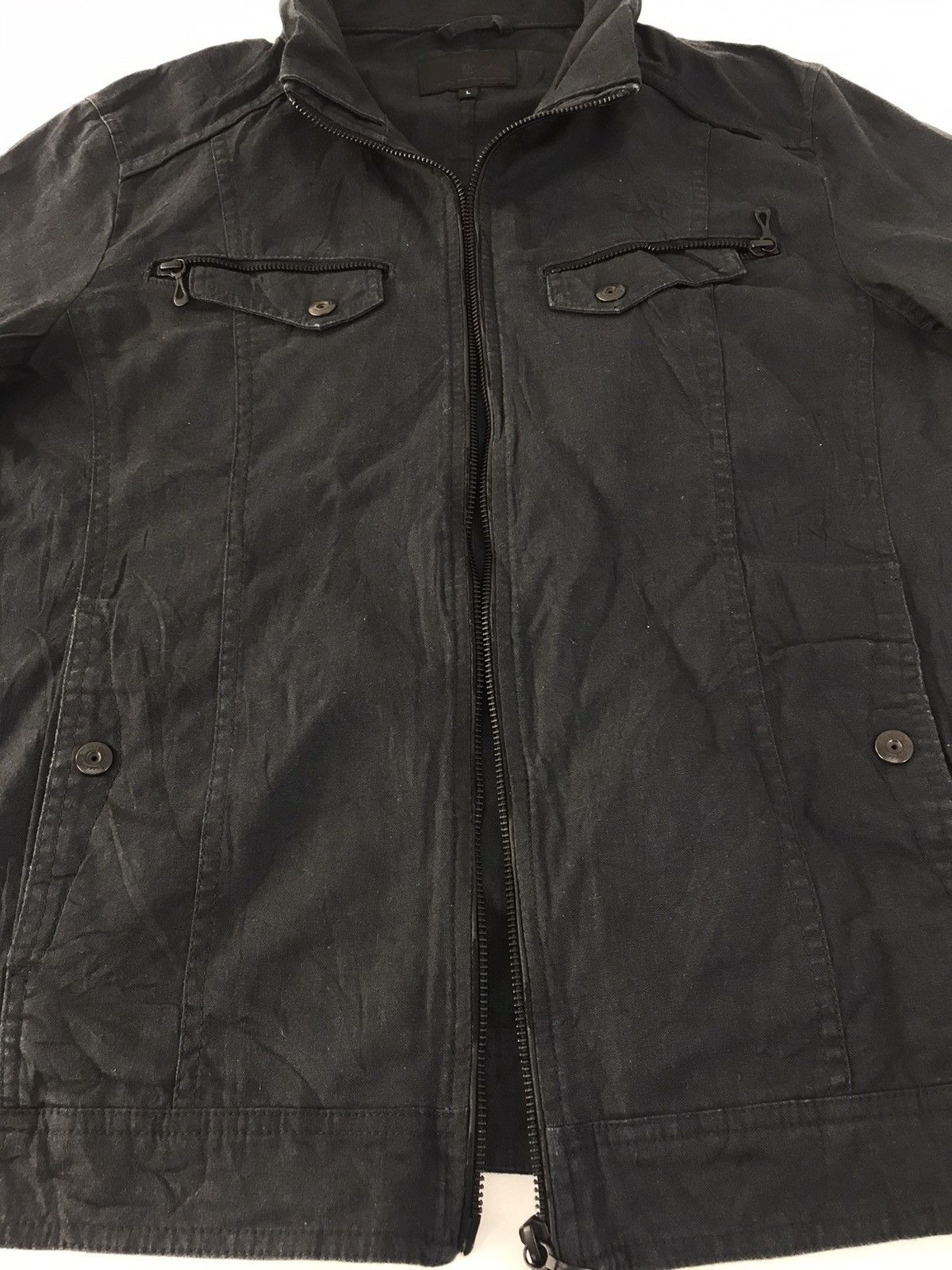 Mossimo Mossimo Lycra Jacket Khaki Material Double Pocket K2043j Size US M / EU 48-50 / 2 - 4 Thumbnail