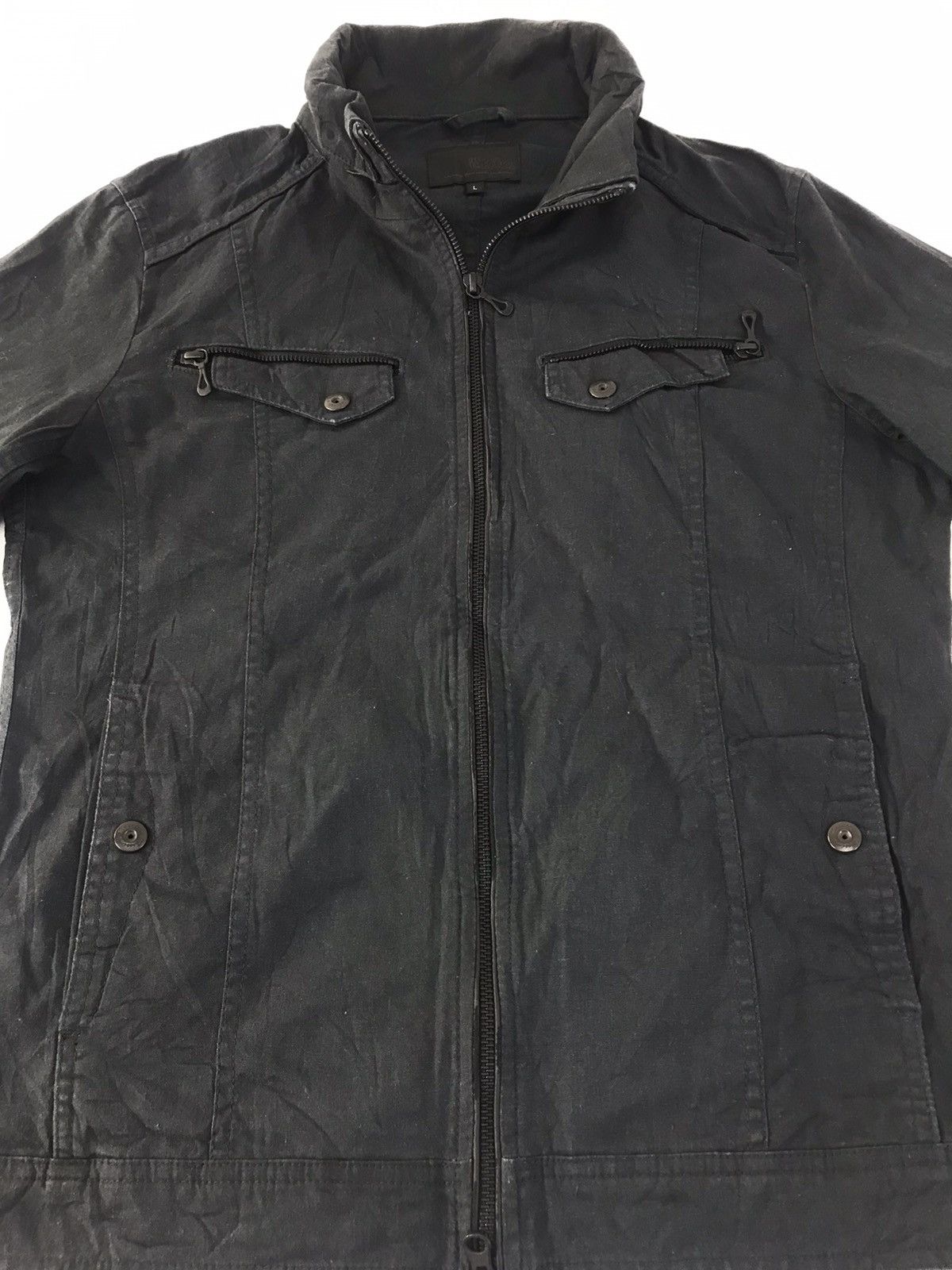 Mossimo Mossimo Lycra Jacket Khaki Material Double Pocket K2043j Size US M / EU 48-50 / 2 - 3 Thumbnail