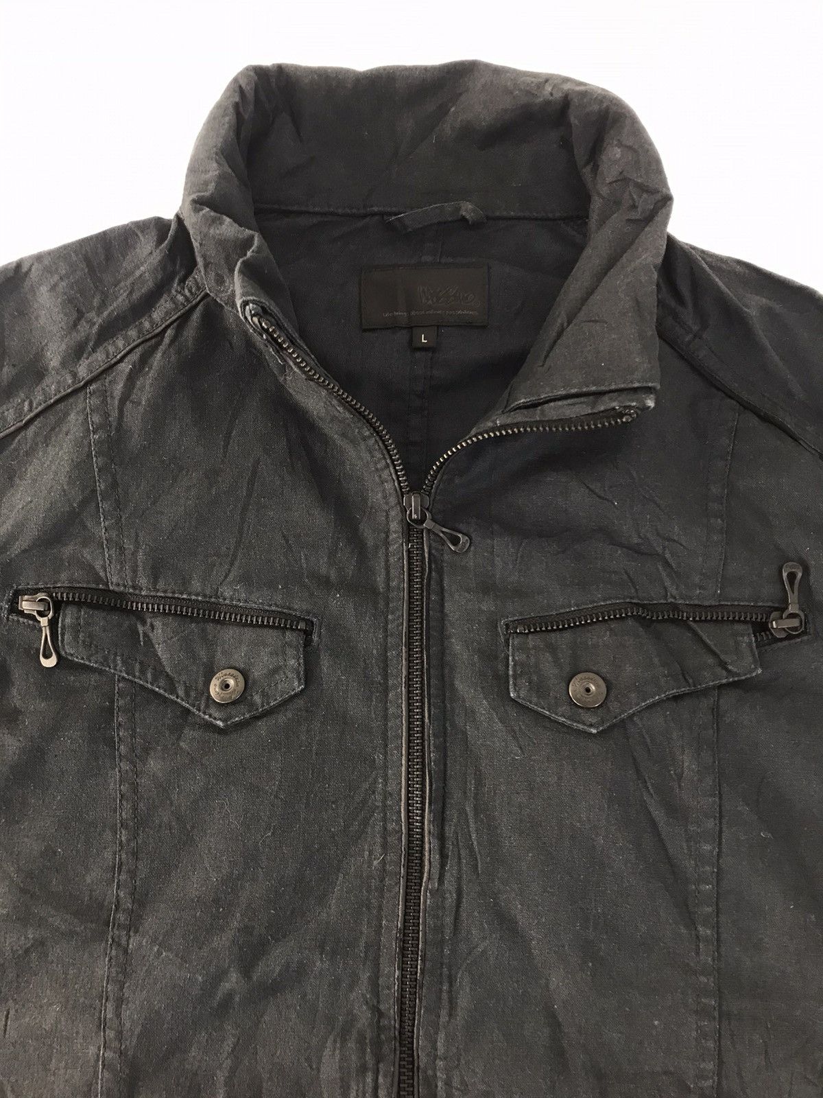 Mossimo Mossimo Lycra Jacket Khaki Material Double Pocket K2043j Size US M / EU 48-50 / 2 - 2 Thumbnail