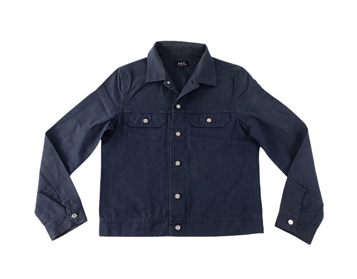 A.P.C. × Vintage A.P.C Japan Rue De Madame Khakis Jacket Belgium's Fabric Size S / US 4 / IT 40 - 1 Thumbnail