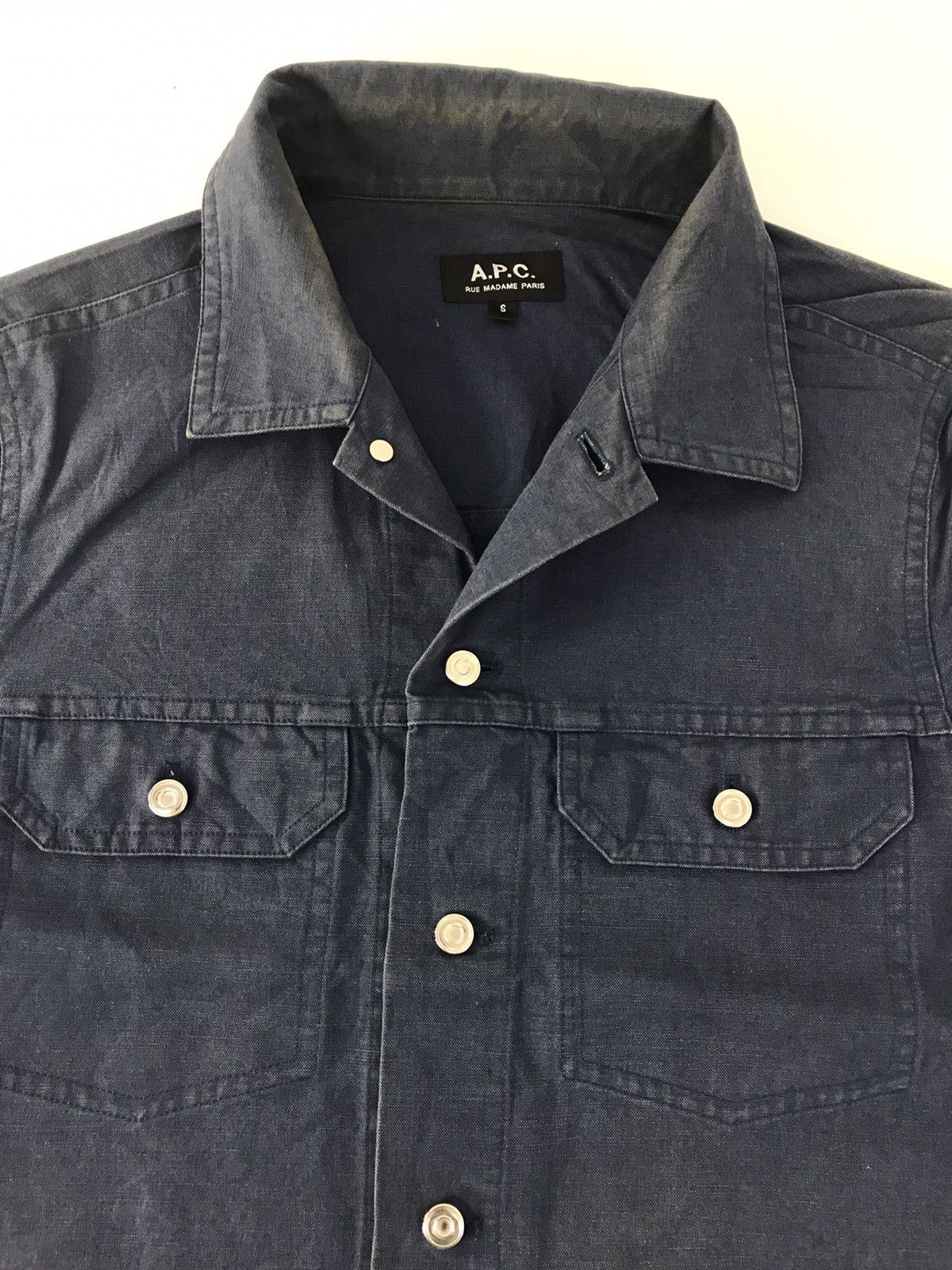 A.P.C. × Vintage A.P.C Japan Rue De Madame Khakis Jacket Belgium's Fabric Size S / US 4 / IT 40 - 2 Thumbnail
