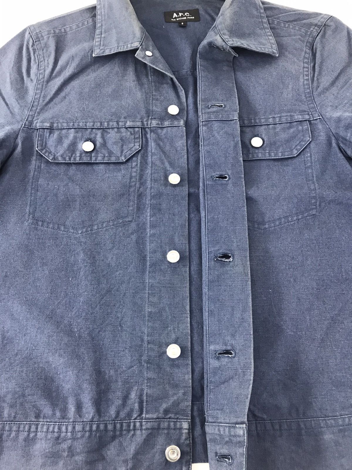 A.P.C. × Vintage A.P.C Japan Rue De Madame Khakis Jacket Belgium's Fabric Size S / US 4 / IT 40 - 3 Thumbnail