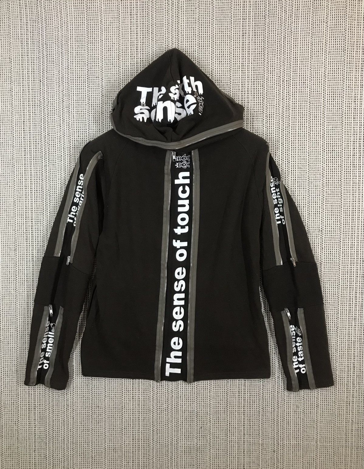 トップス archive PPFM double zip gimmick hoodies PPFM Multi Zip Skeleton Hoodie – 2010 – SaolMortem