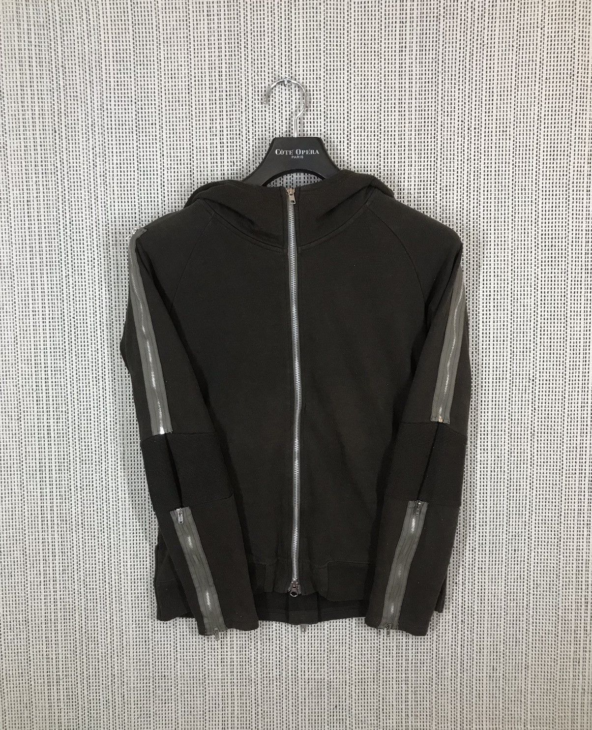 PPFM 🔥STEALS🔥 PPFM PUNK HOODIE MULTI ZIPPER RARE DESIGN Size US M / EU 48-50 / 2 - 6 Thumbnail