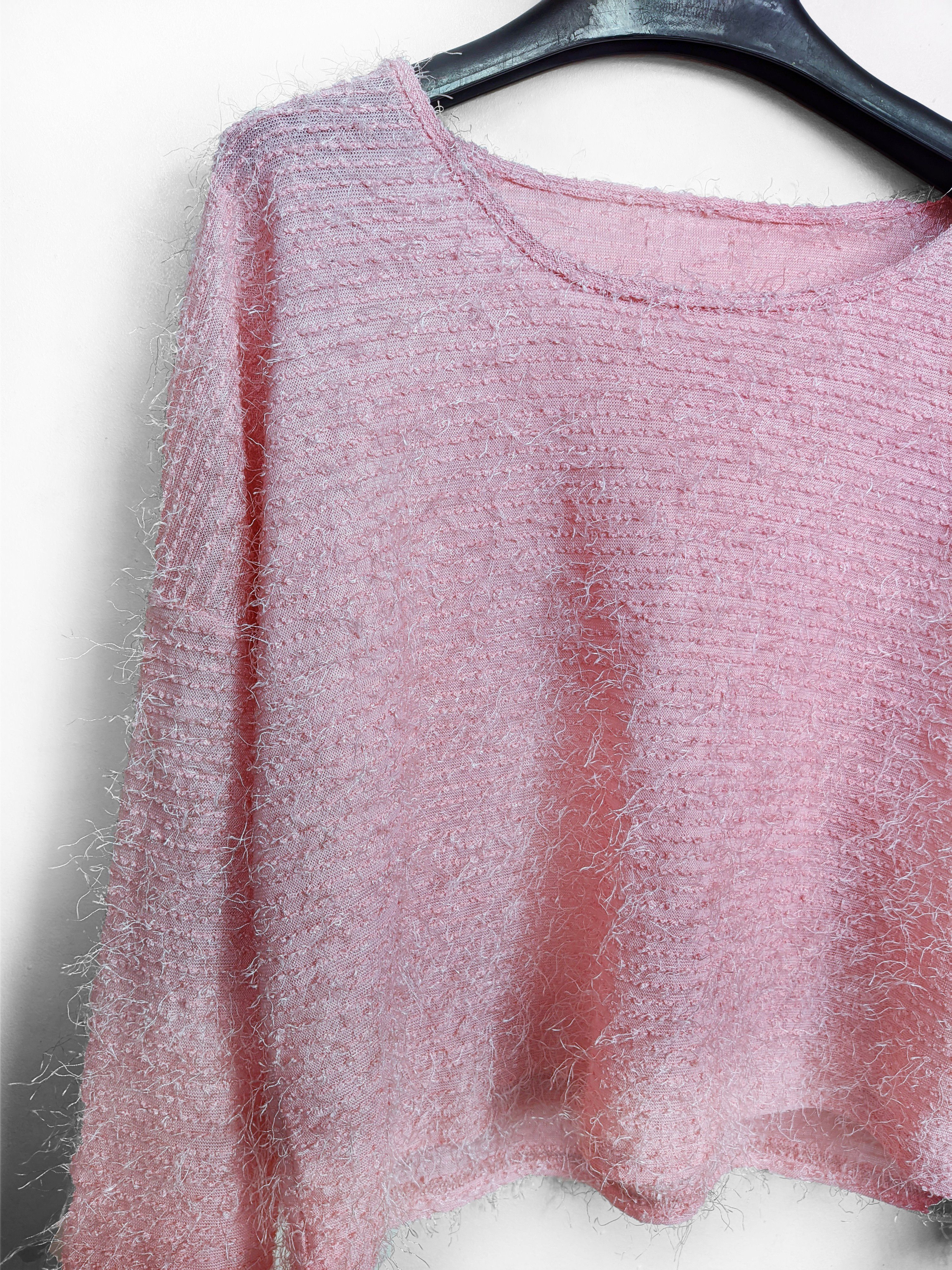 Japanese Brand Fuzzy mohair sweater y2k pink japanese Size M / US 6-8 / IT 42-44 - 3 Thumbnail