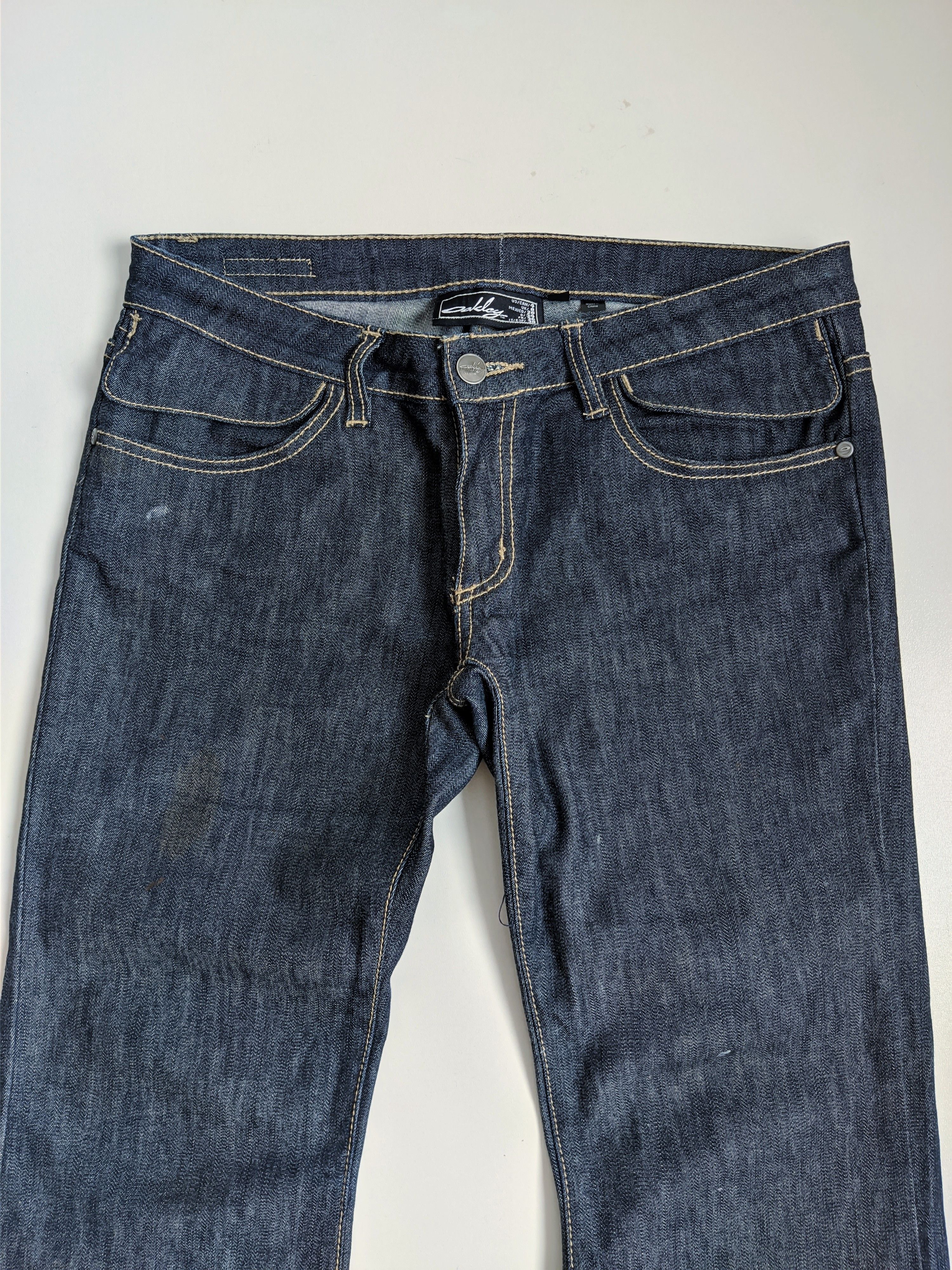 Oakley Vintage Oakley flare jeans denim japanese y2k Size 27" / US 4 / IT 40 - 3 Thumbnail