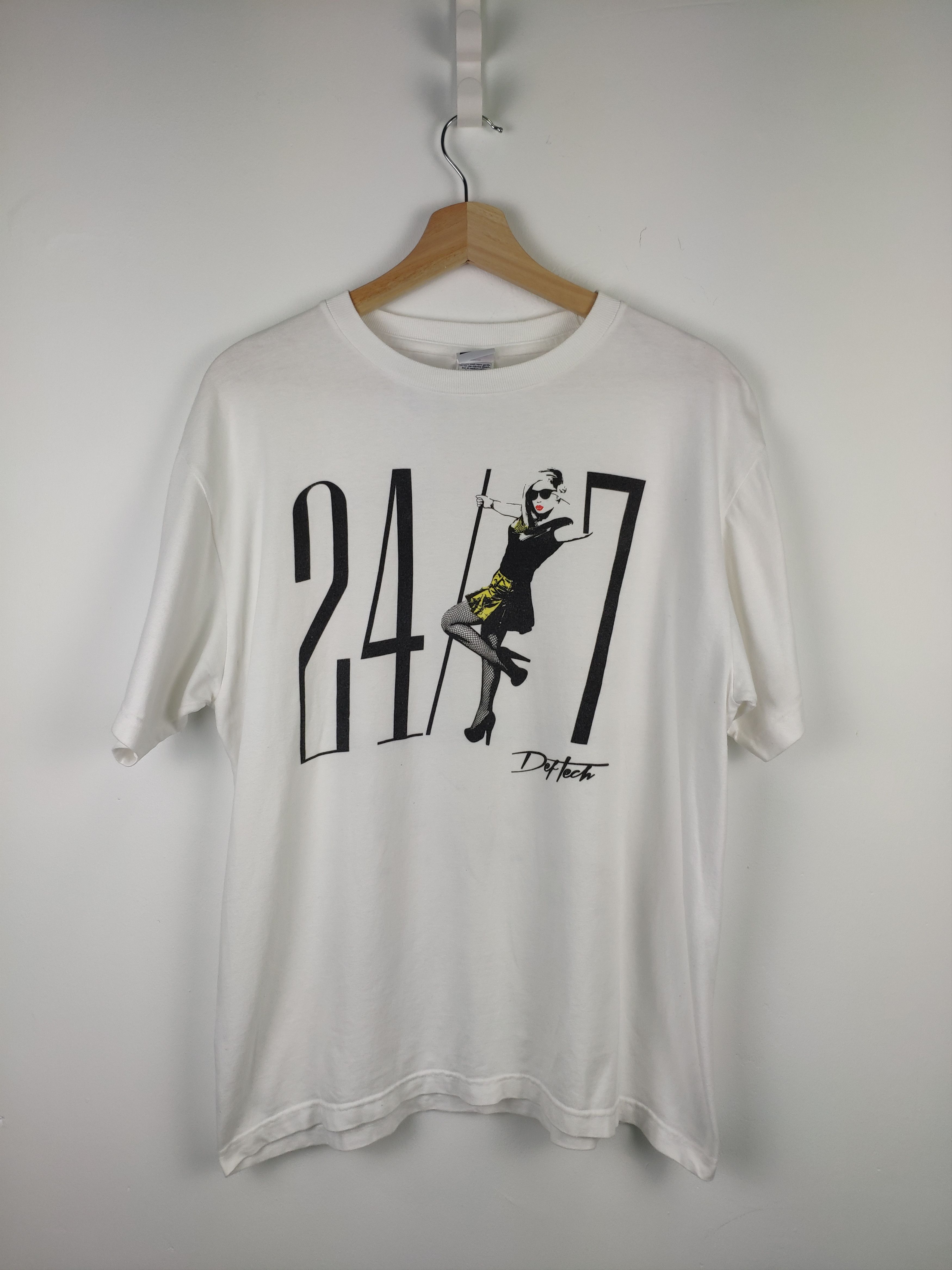 Band Tees × Japanese Brand × Vintage Steal 💥 Vintage Japanese Band Tee Japan 24/7 Size US M / EU 48-50 / 2 - 1 Thumbnail