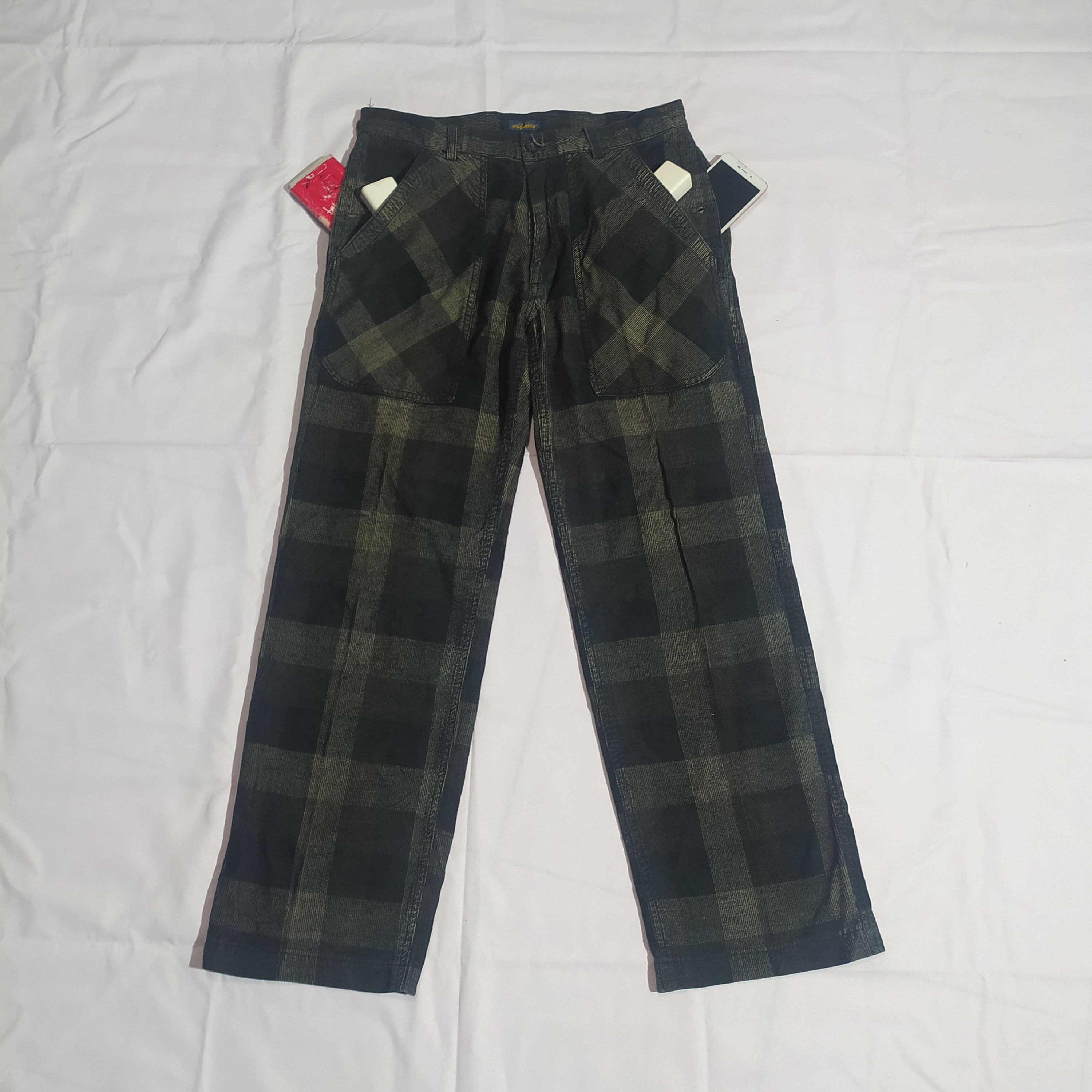 Woolrich plaid Corduroy pants