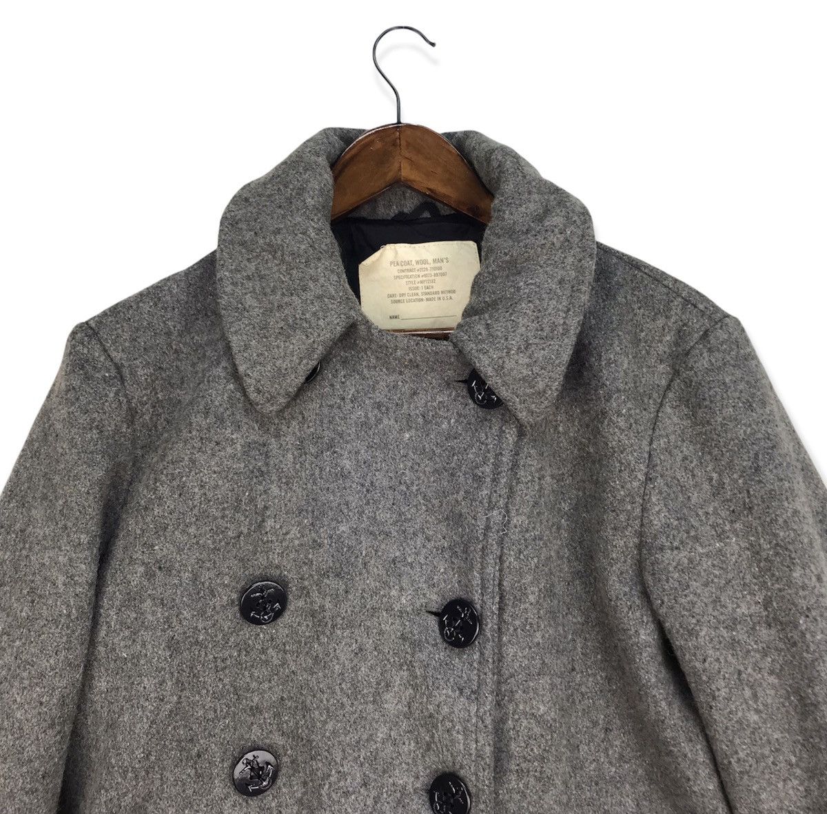 Vintage Vintage Military Corinth MCG Cool Weather Wool Peacoat Size US S / EU 44-46 / 1 - 3 Thumbnail