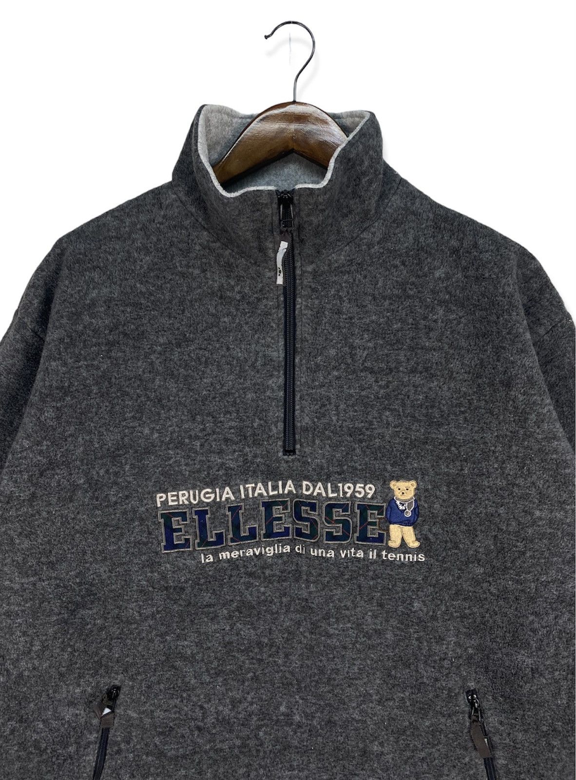 Ellesse Vintage Ellesse Perugia Italia Fleece Size US L / EU 52-54 / 3 - 2 Thumbnail