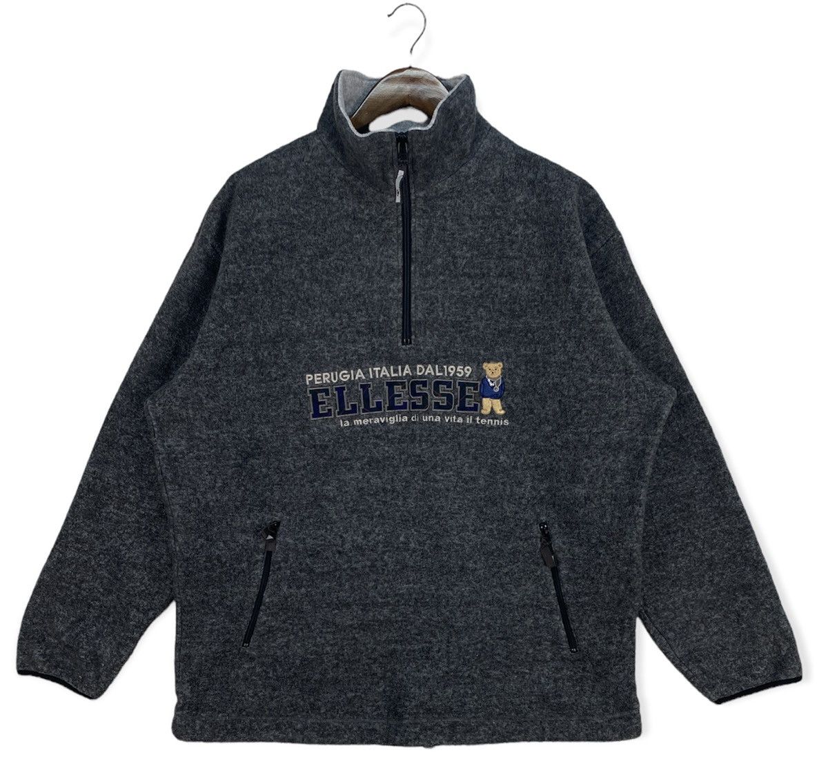 Ellesse Vintage Ellesse Perugia Italia Fleece Size US L / EU 52-54 / 3 - 1 Thumbnail