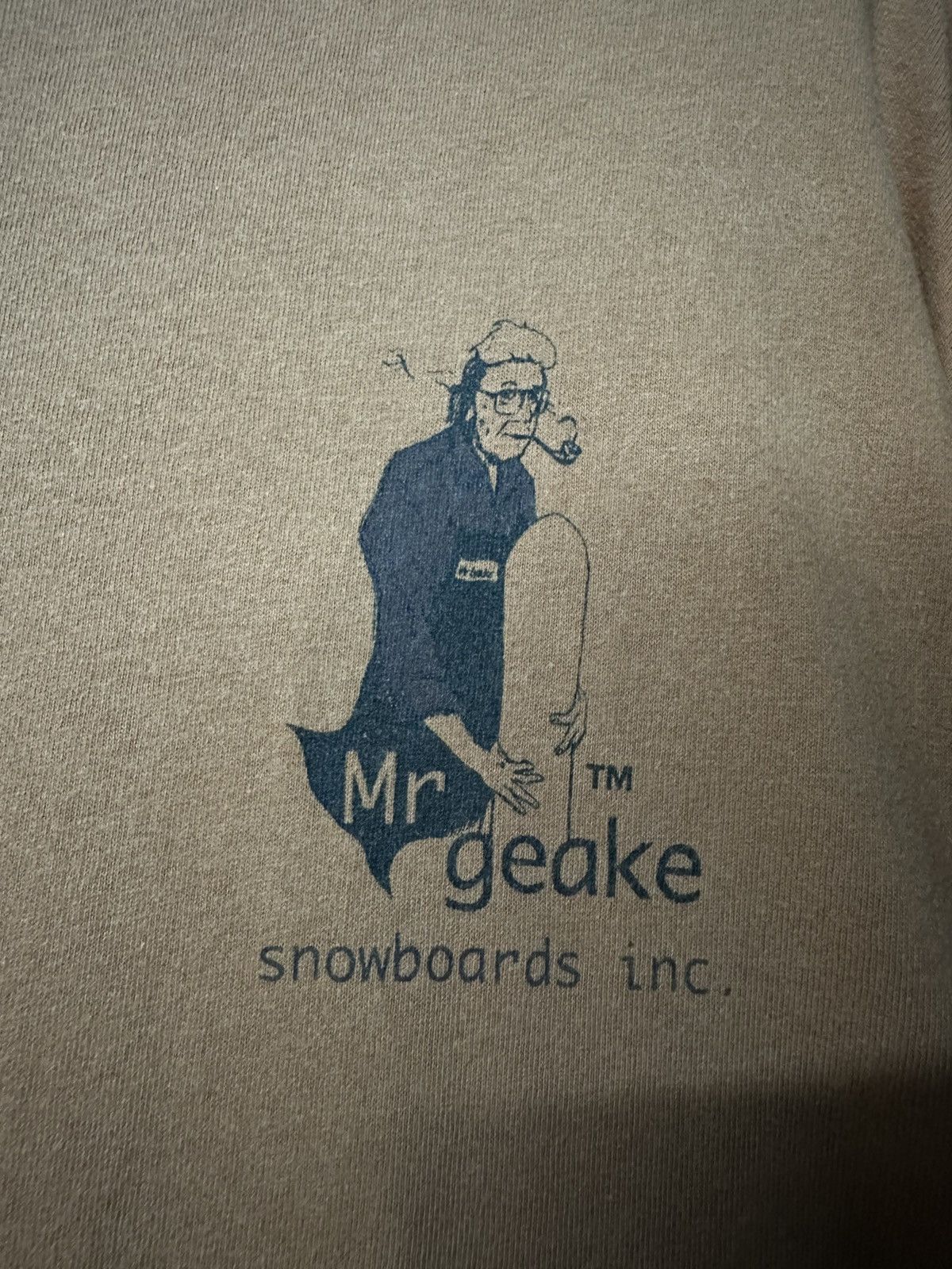 Quiksilver × Vintage Vintage 90s Mr Geake Snowboards Faded Tee Size US XL / EU 56 / 4 - 7 Thumbnail
