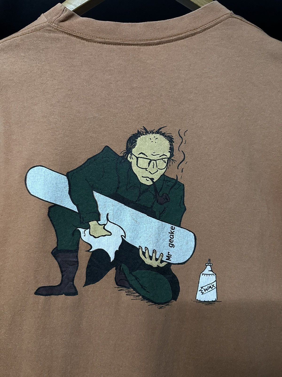 Quiksilver × Vintage Vintage 90s Mr Geake Snowboards Faded Tee Size US XL / EU 56 / 4 - 2 Thumbnail