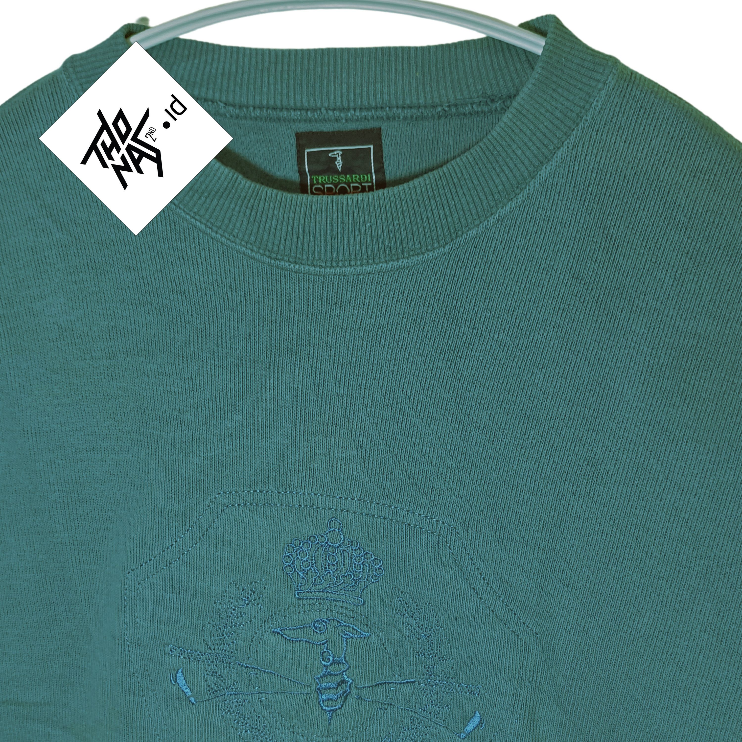 Trussardi Vintage TRUSSARDI GOLF Sweatshirt Designer Size US L / EU 52-54 / 3 - 4 Thumbnail