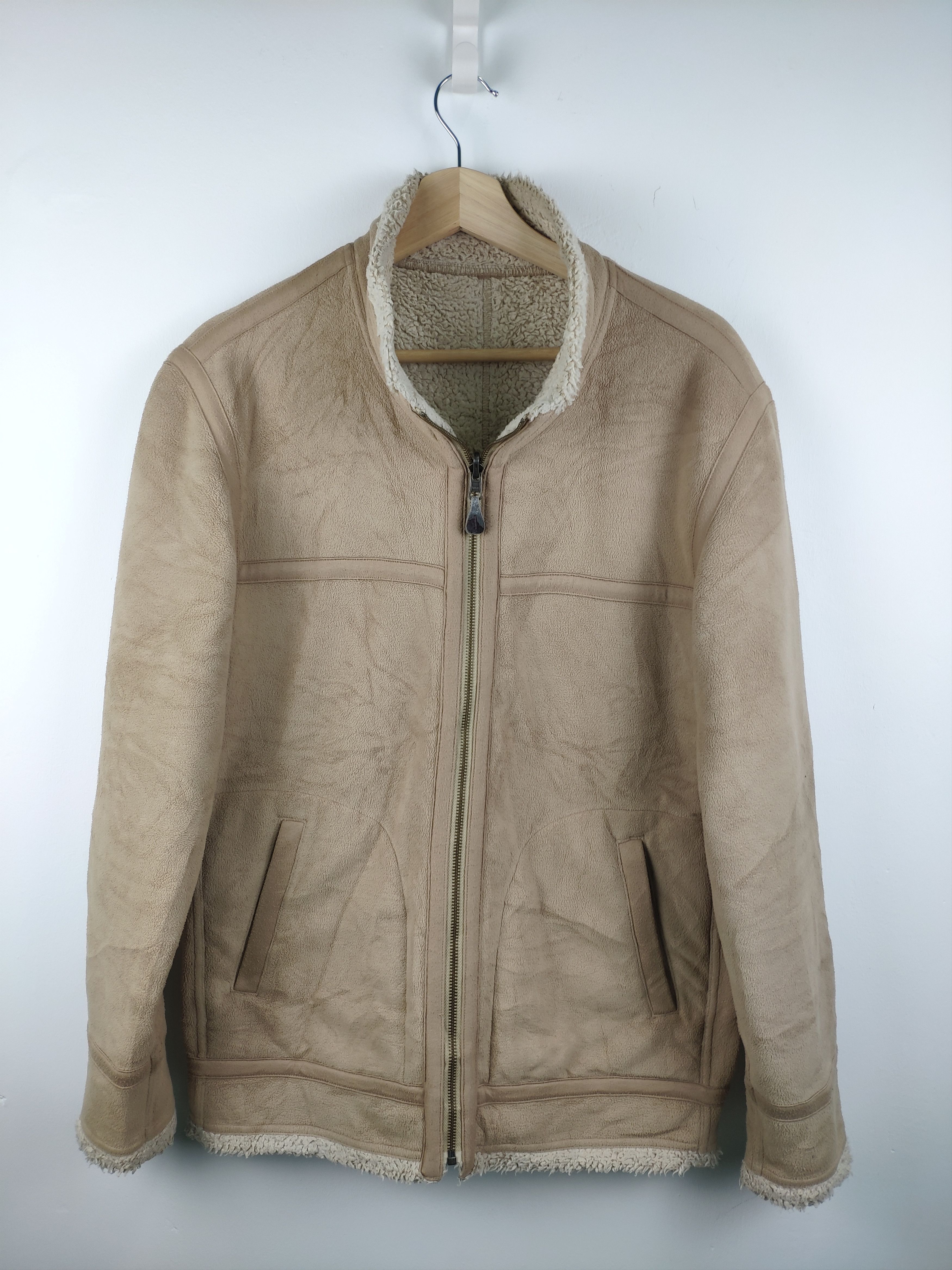 Japanese Brand × Uniqlo Uniqlo Fleece Sherpa Jacket Reversible Size US M / EU 48-50 / 2 - 12 Thumbnail
