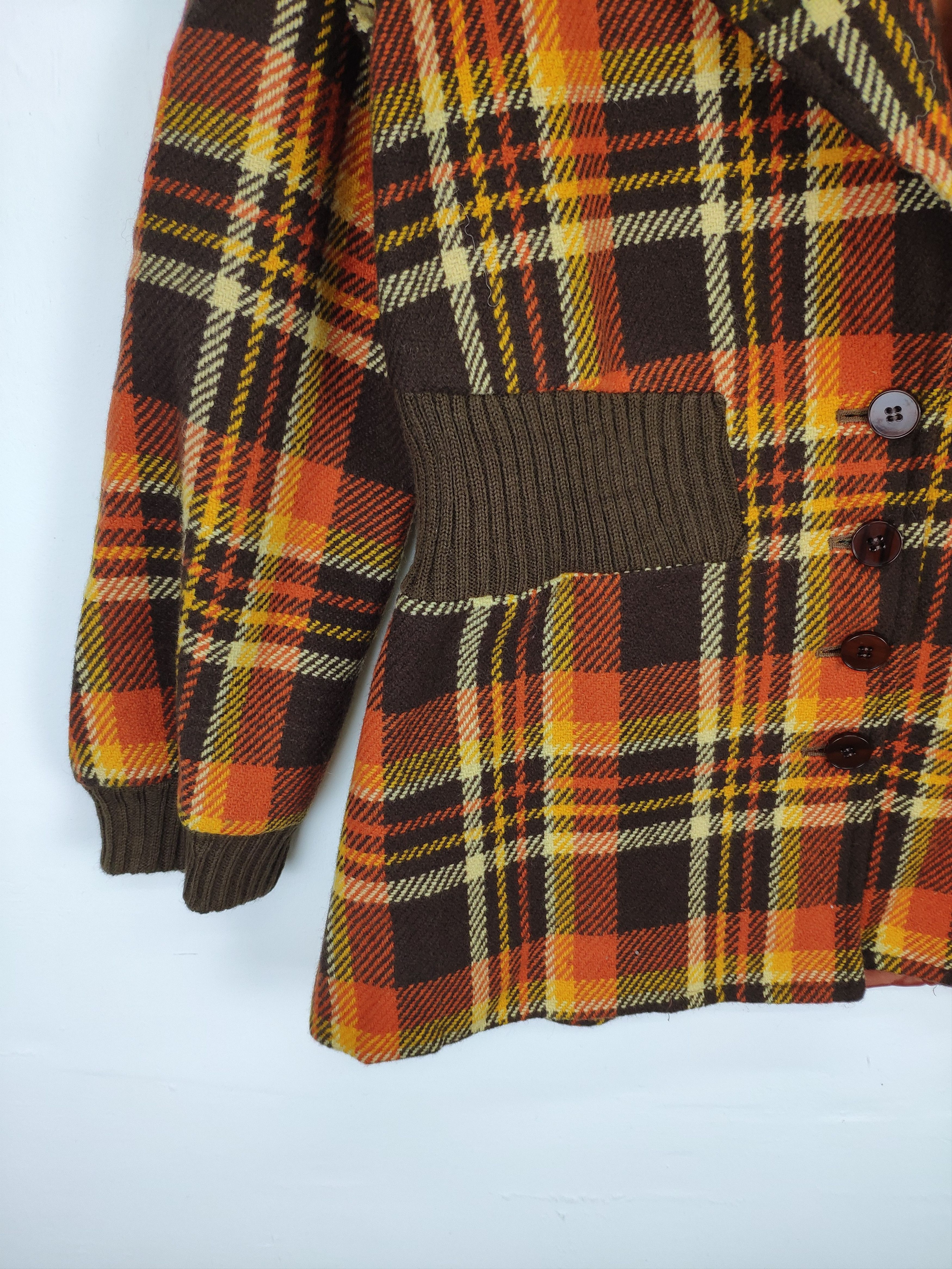 Other Vintage 90s Japanese Brand Wool Plaid Jacket Size S / US 4 / IT 40 - 6 Thumbnail
