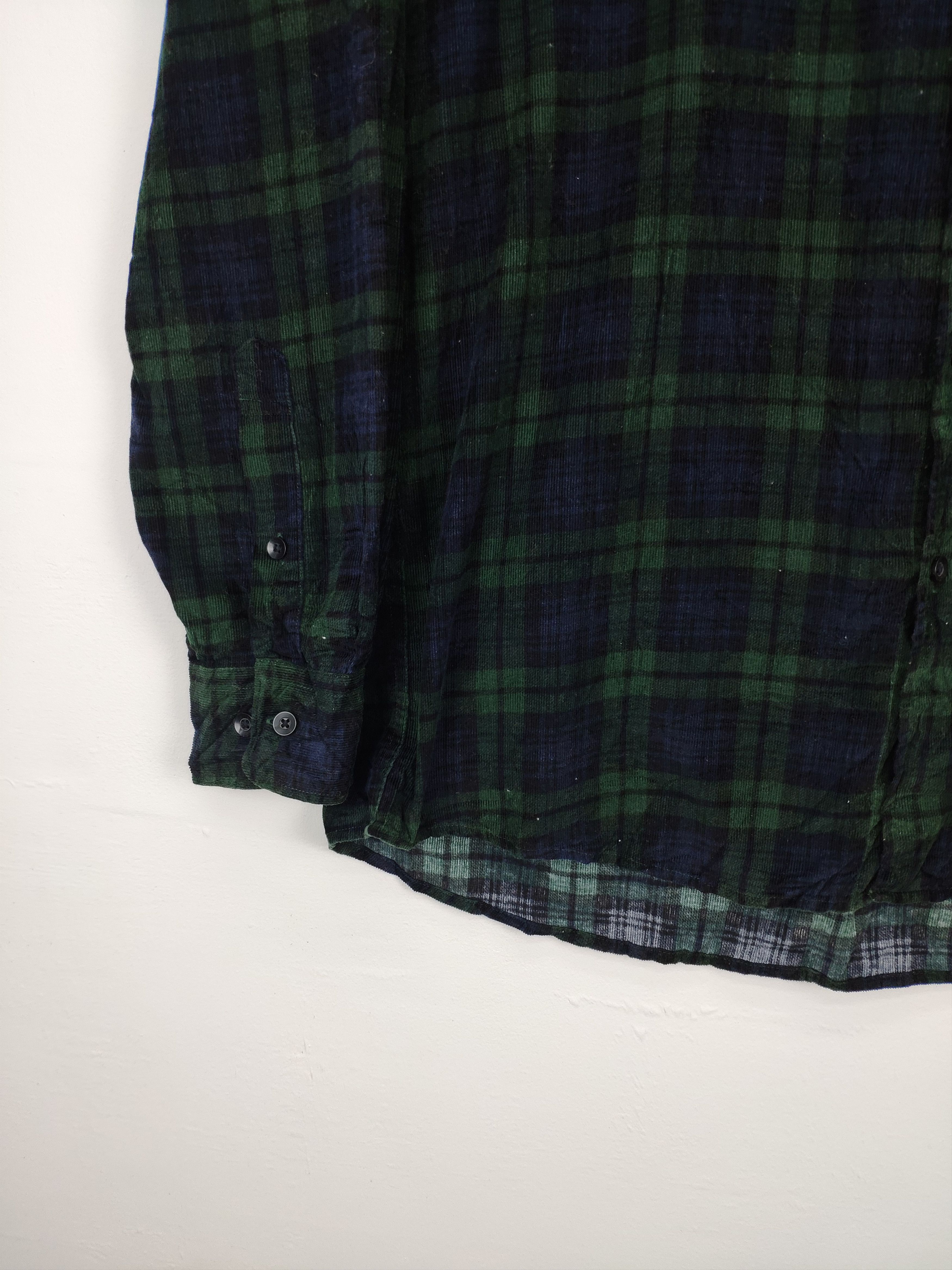 Flannel × Japanese Brand × Uniqlo Steal 💥 Uniqlo Flannel Checkered Button Up Travis Style Size US M / EU 48-50 / 2 - 6 Thumbnail