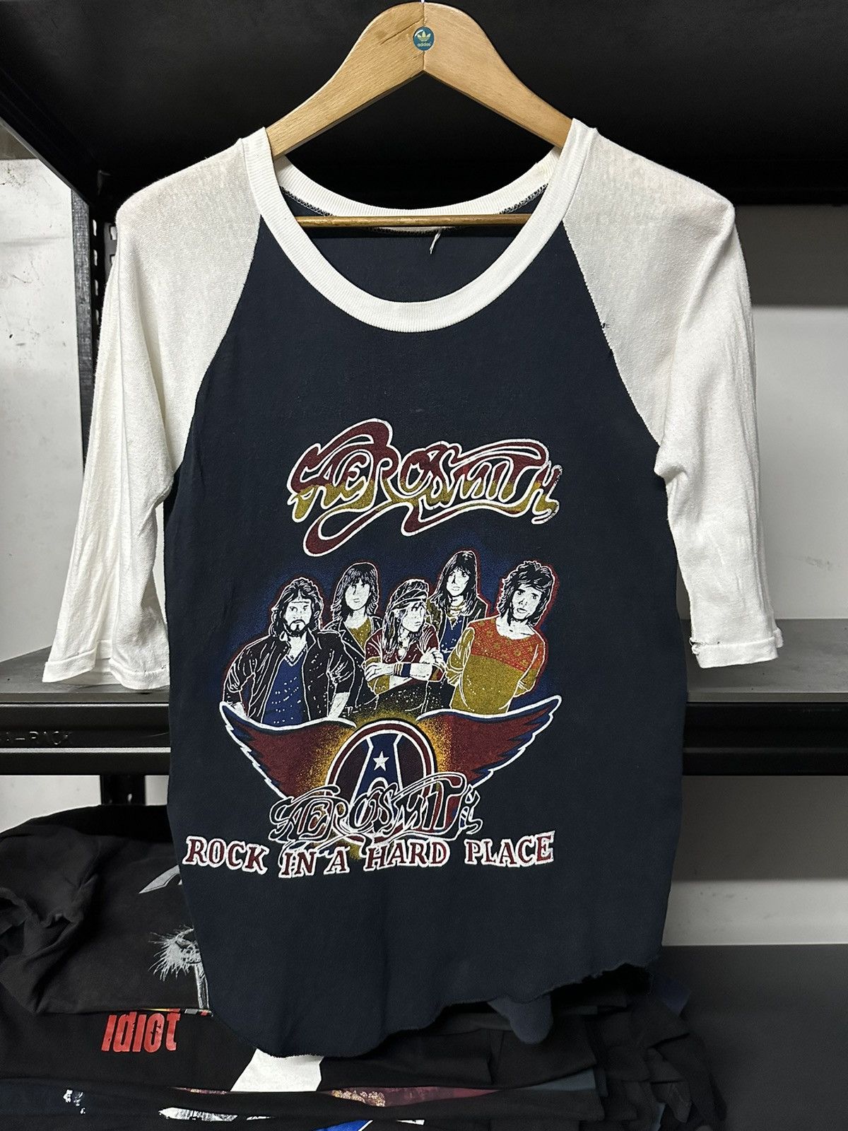 Band Tees Vintage 70s Aerosmith Live In Concert Bootleg Pakistan Tee Size US M / EU 48-50 / 2 - 1 Thumbnail