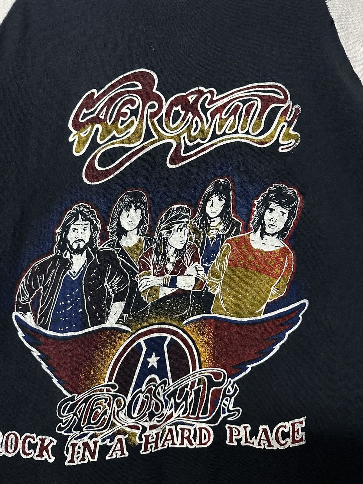 Band Tees Vintage 70s Aerosmith Live In Concert Bootleg Pakistan Tee Size US M / EU 48-50 / 2 - 3 Thumbnail