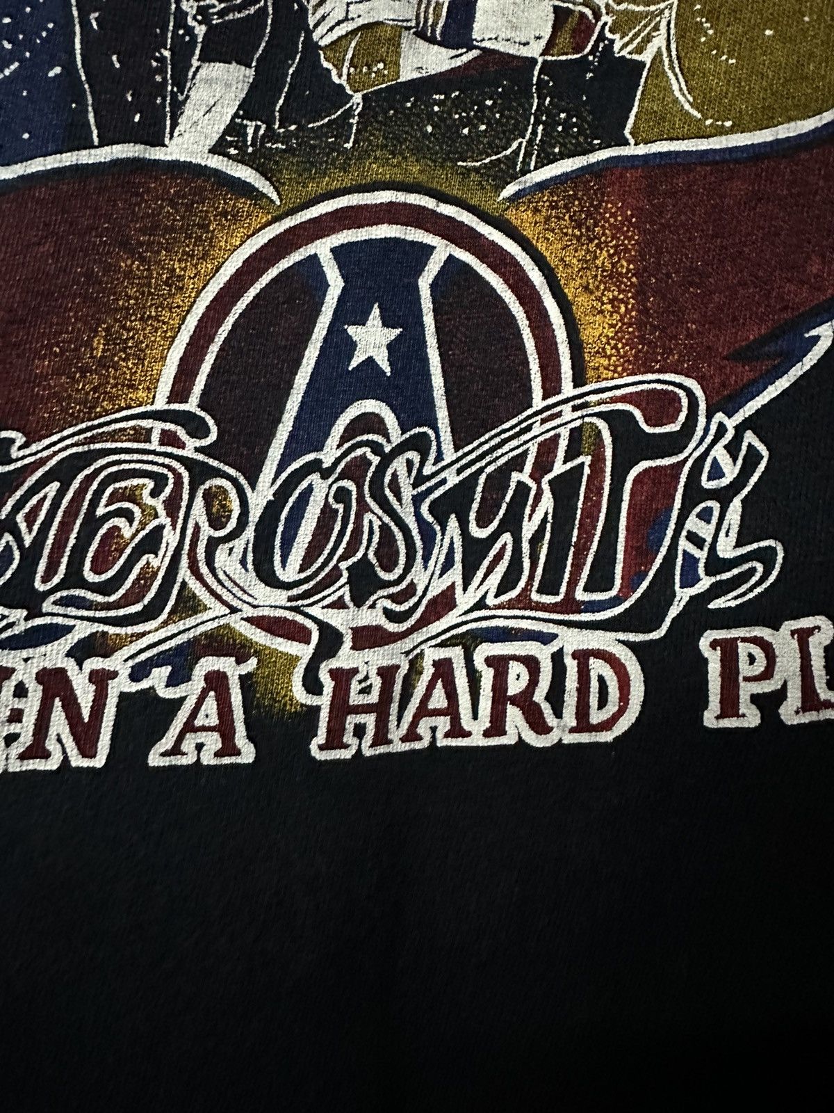 Band Tees Vintage 70s Aerosmith Live In Concert Bootleg Pakistan Tee Size US M / EU 48-50 / 2 - 5 Thumbnail