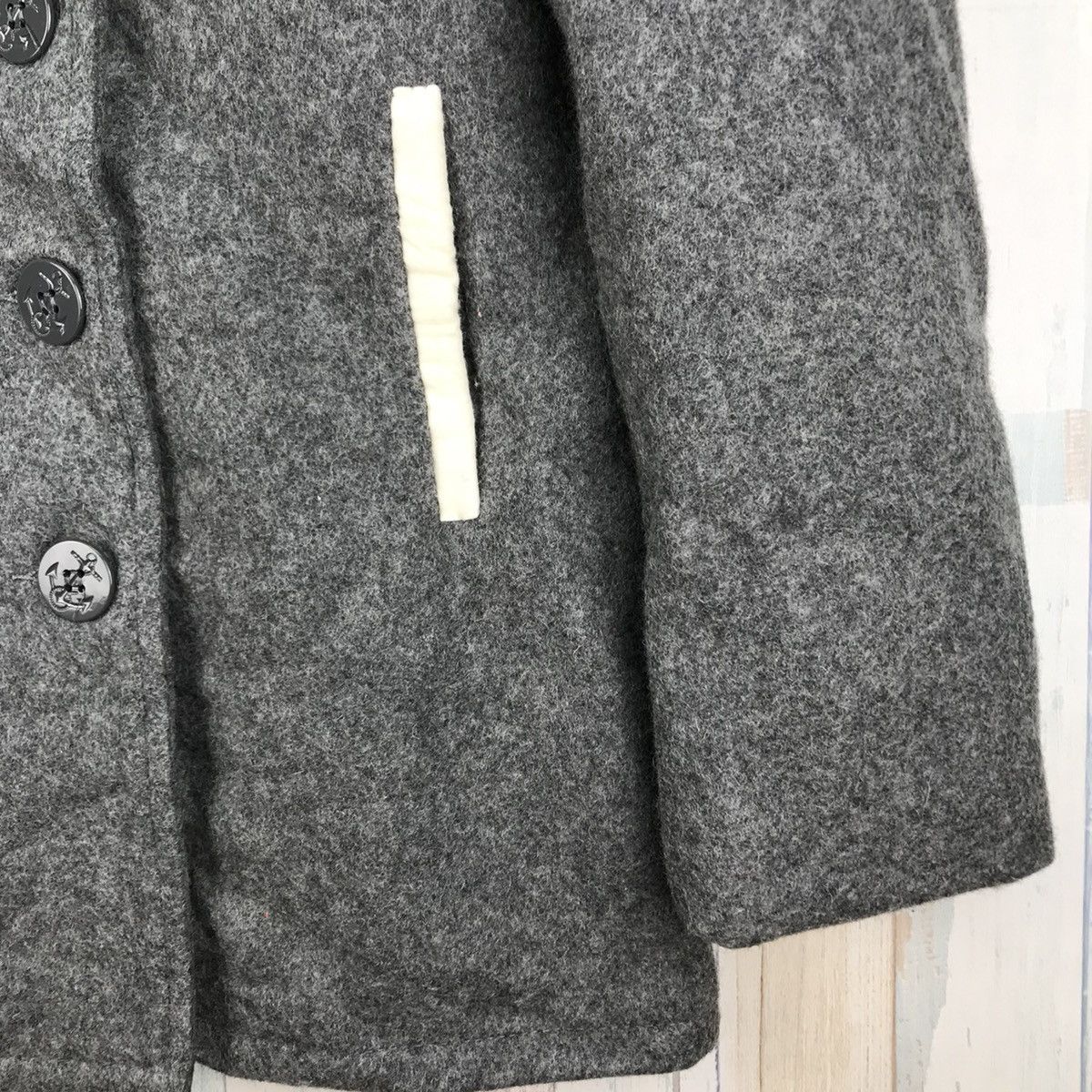 Vintage Schott NYC US 740N Pea Jacket Peacoat Wool Style