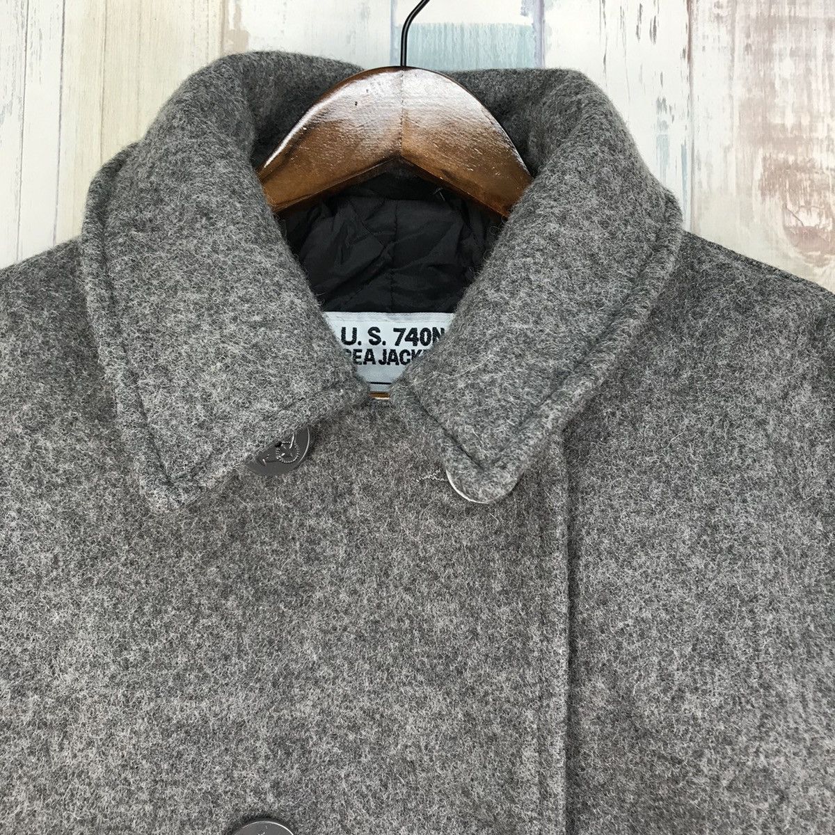 Vintage Schott NYC US 740N Pea Jacket Peacoat Wool Style