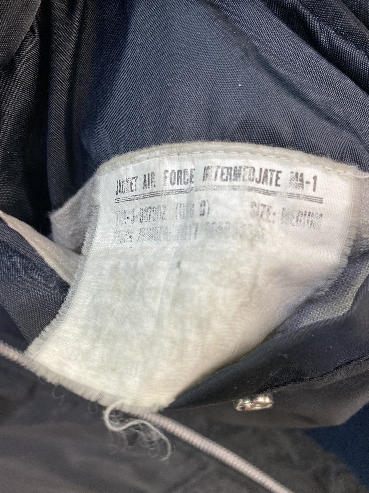 Army Of Me Vintage Air-Force Intermedjate Ma-1 Bomber Jacket Size US M / EU 48-50 / 2 - 9 Thumbnail