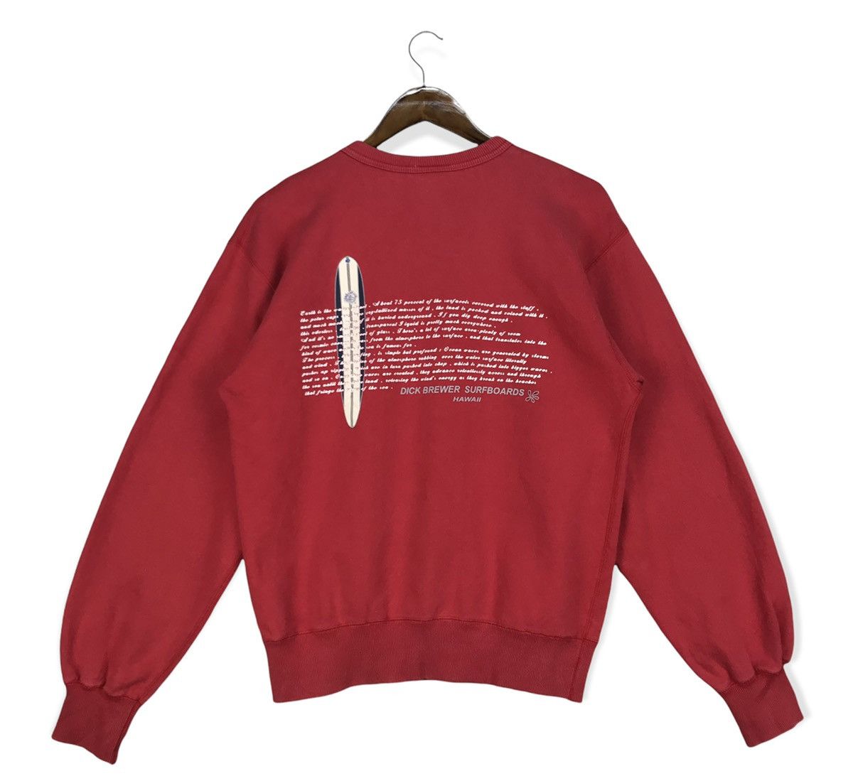 Vintage Vintage Dick Brewer Surfboards Sweatshirt Size US M / EU 48-50 / 2 - 1 Thumbnail