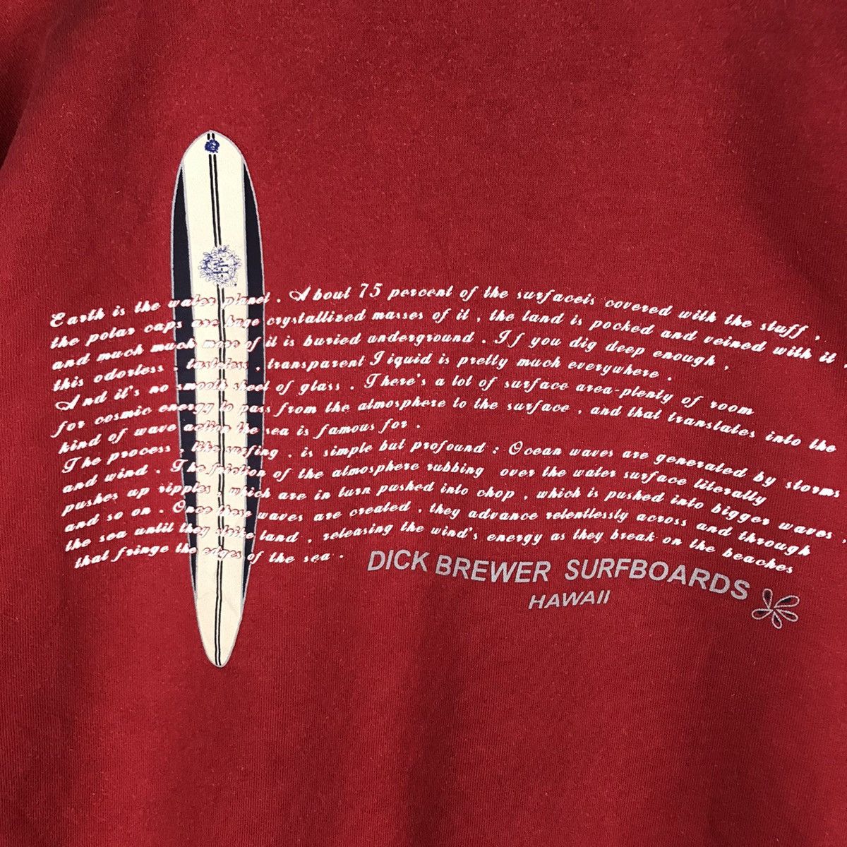 Vintage Vintage Dick Brewer Surfboards Sweatshirt Size US M / EU 48-50 / 2 - 6 Thumbnail