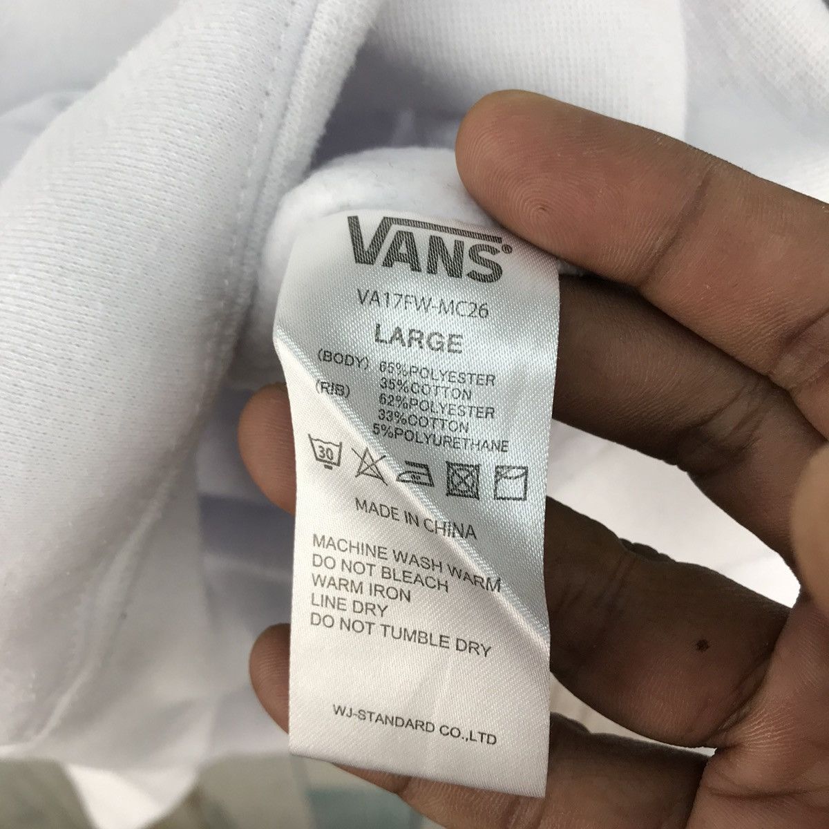 Vans Vans Checkerboard Hoodies Size US L / EU 52-54 / 3 - 8 Thumbnail