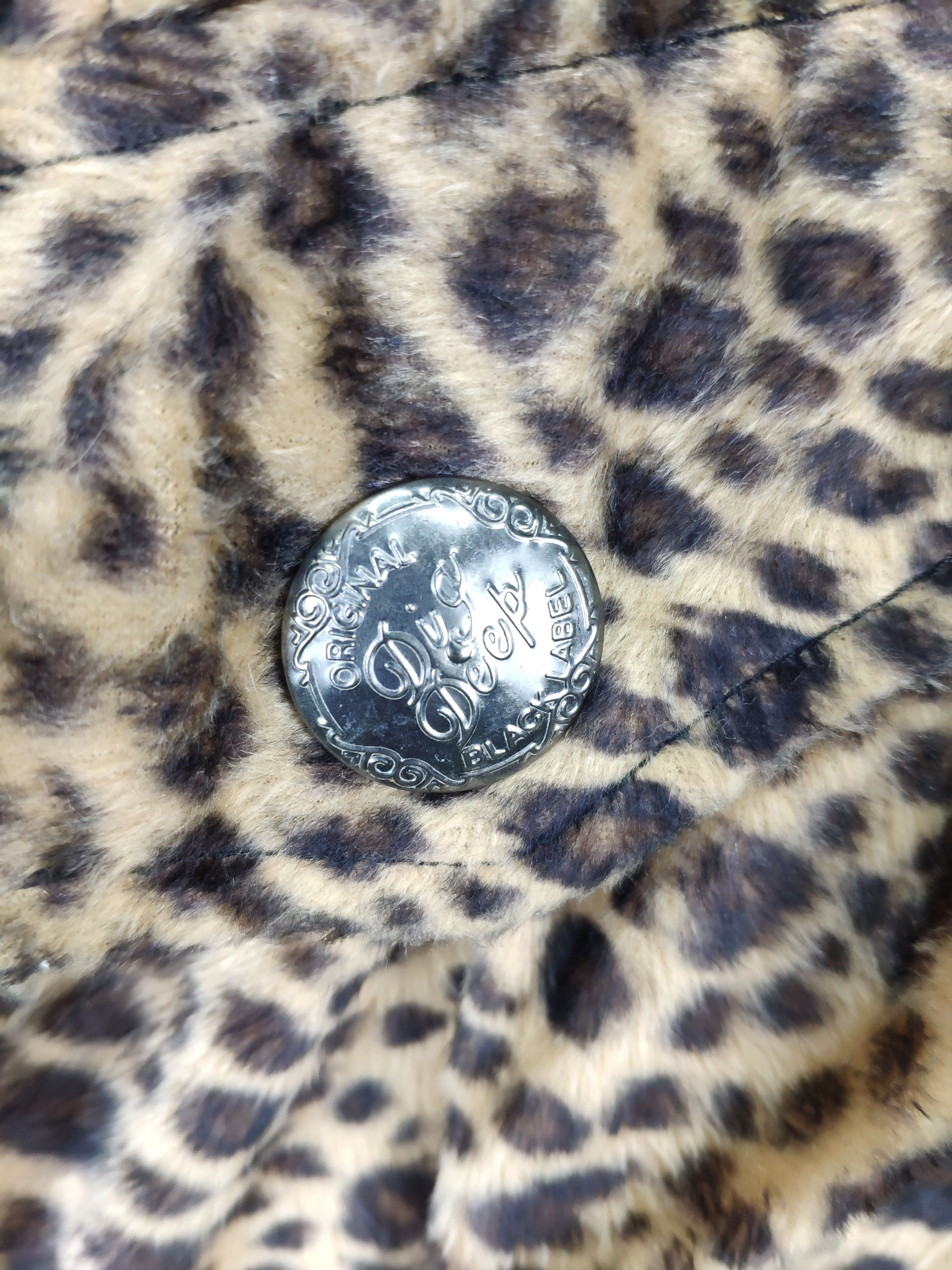 Designer × Japanese Brand 🇯🇵 Vintage 1990s Leopard Hooded Jacket Full Zip Size M / US 6-8 / IT 42-44 - 10 Thumbnail