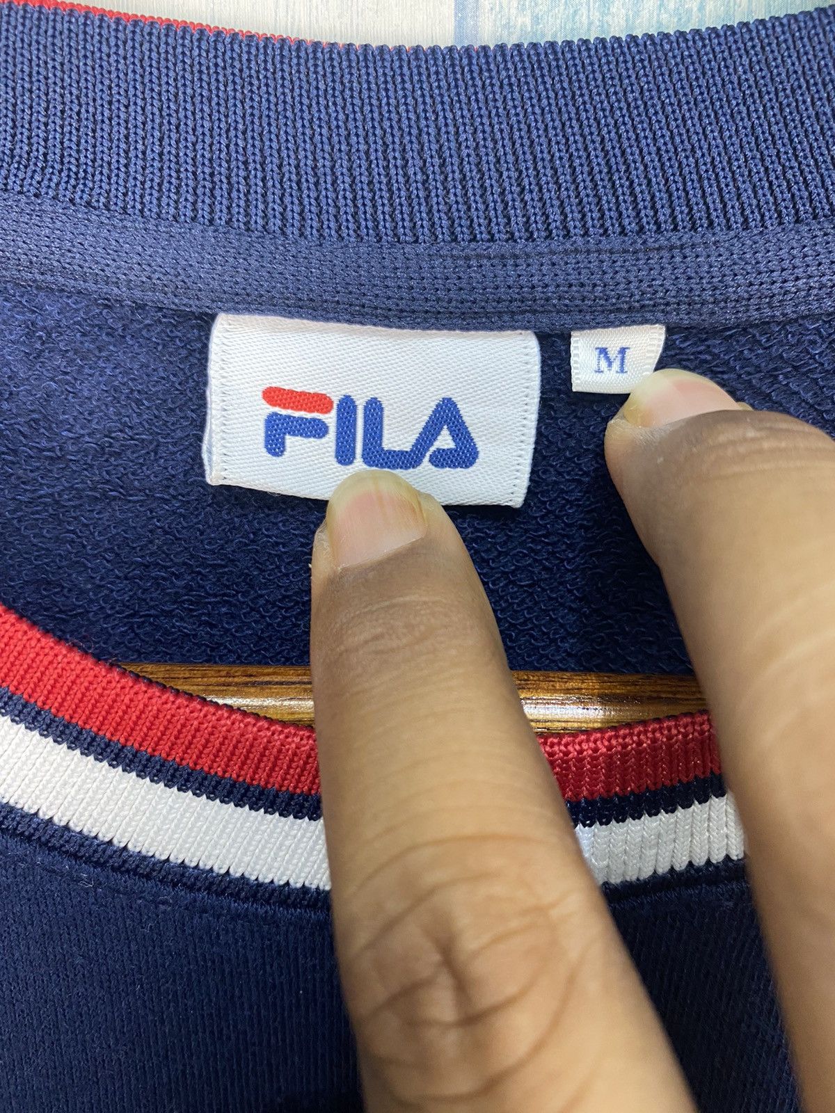 Fila Vintage Fila Big Logo Sweatshirt Size US M / EU 48-50 / 2 - 6 Thumbnail