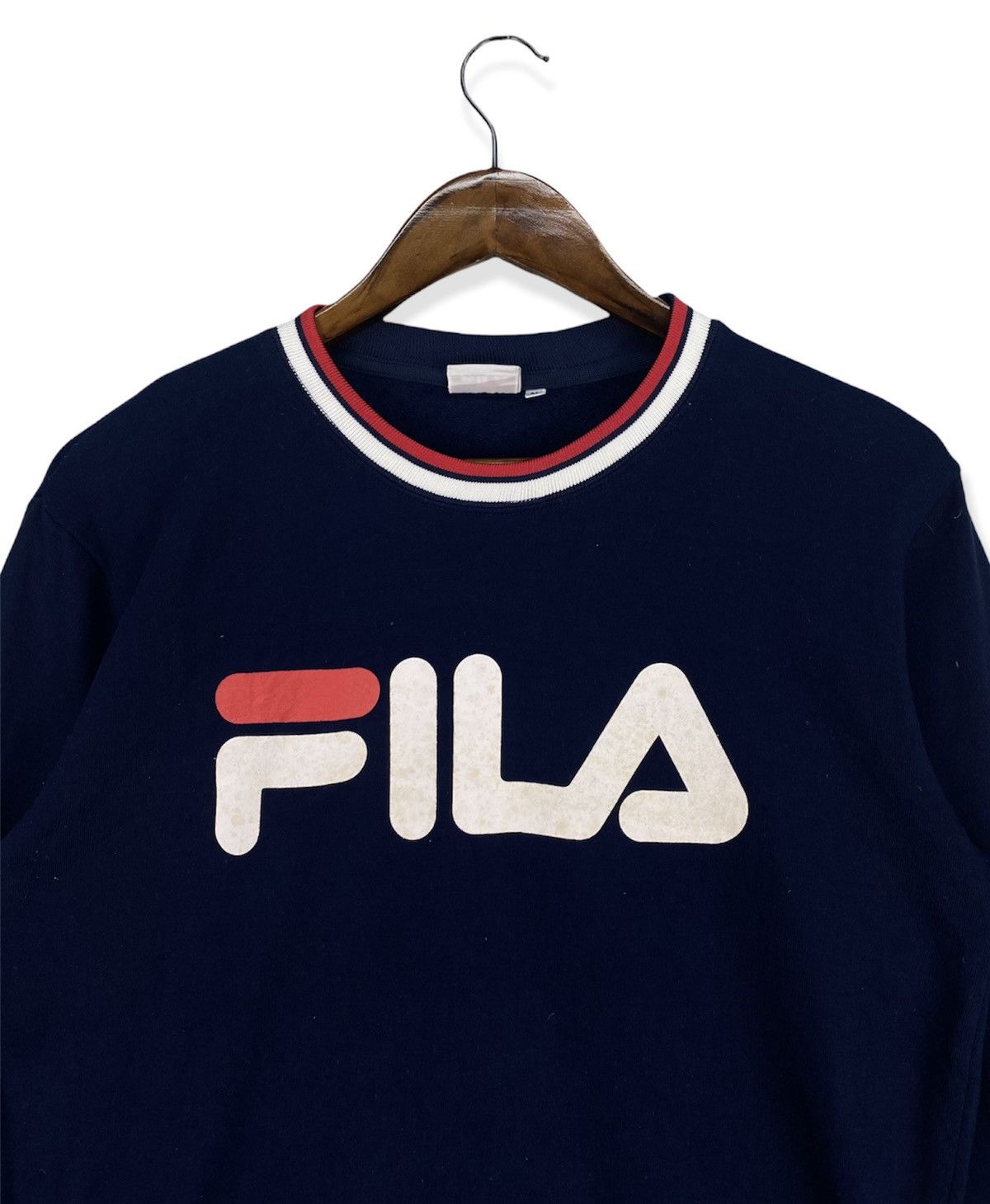 Fila Vintage Fila Big Logo Sweatshirt Size US M / EU 48-50 / 2 - 2 Thumbnail