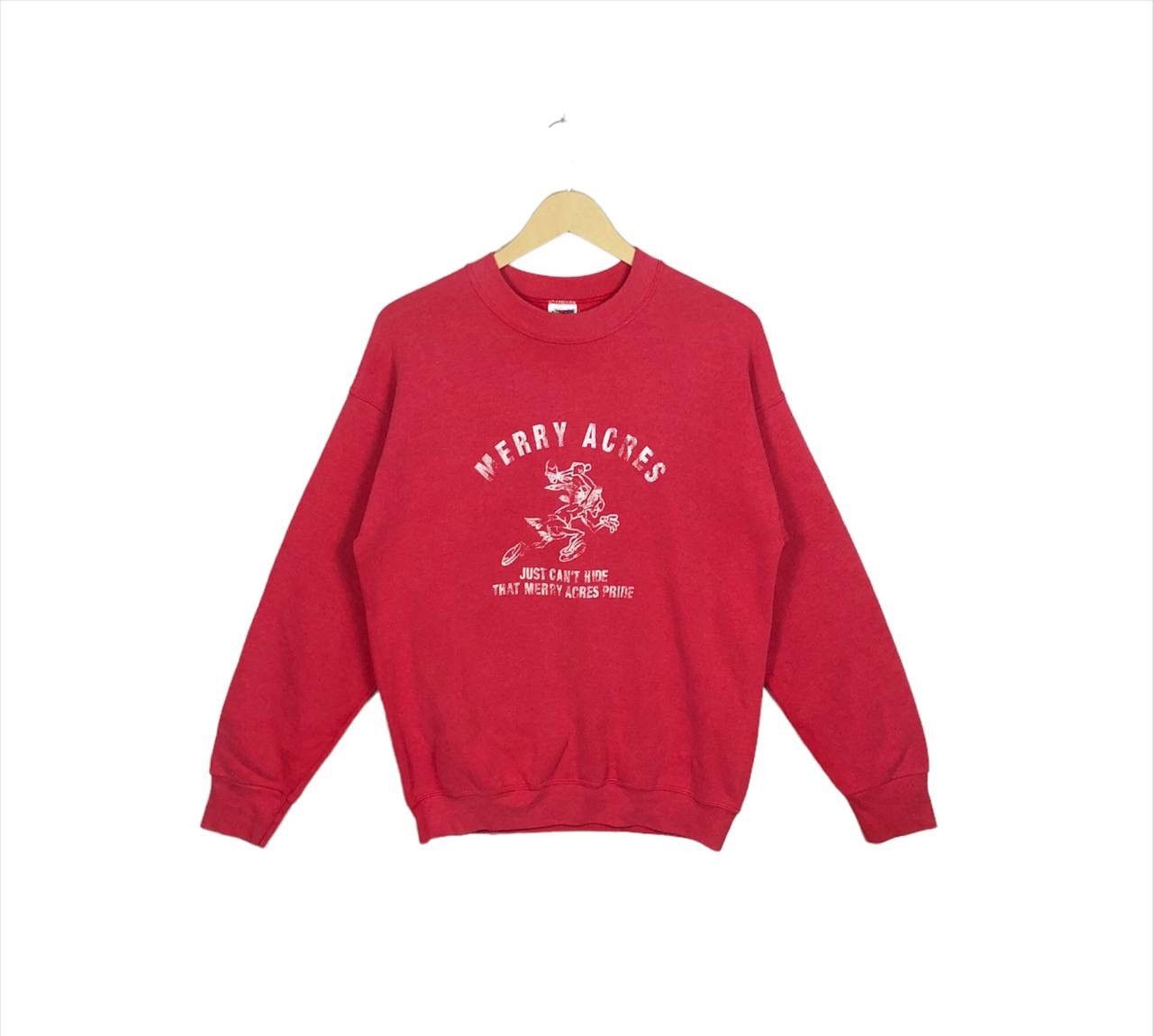 Fruit Of The Loom × Vintage Vintage FOTL Merry Acres Crewneck Sweatshirt Size US M / EU 48-50 / 2 - 1 Thumbnail