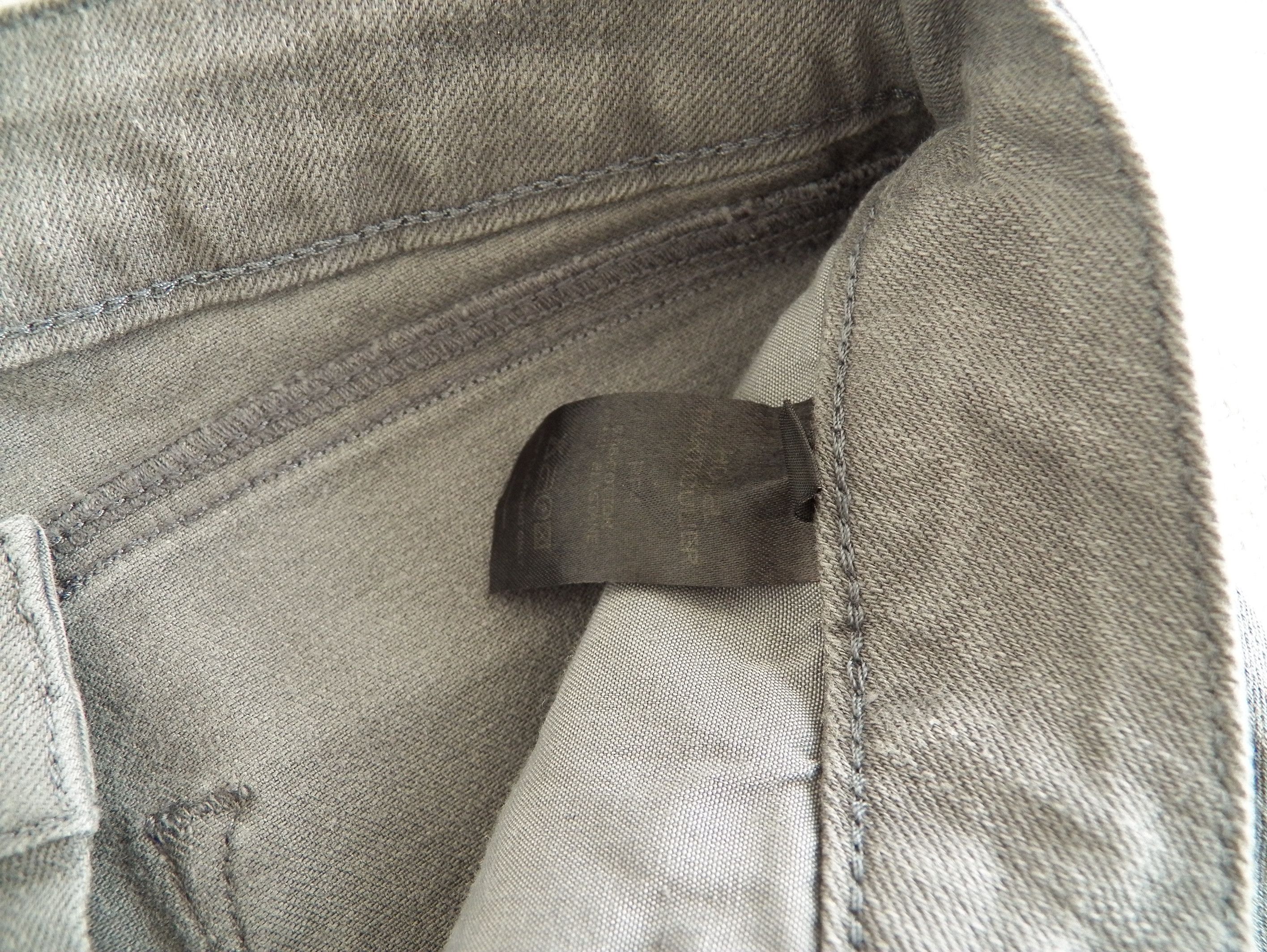 Other Hotel Particulier Slim Jeans Grey Twill Distressed Ripped Size 27" / US 4 / IT 40 - 5 Thumbnail