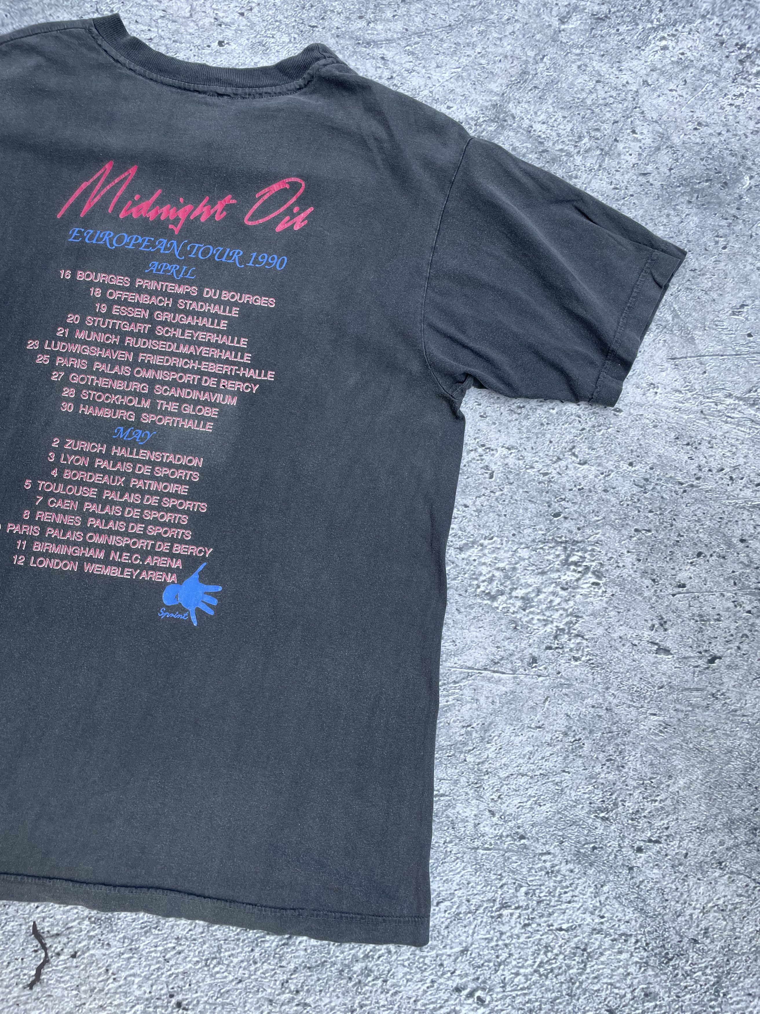 Band Tees Vintage 1990 Midnight Oil Blue Sky Mining European Tour tee Size US XL / EU 56 / 4 - 8 Thumbnail