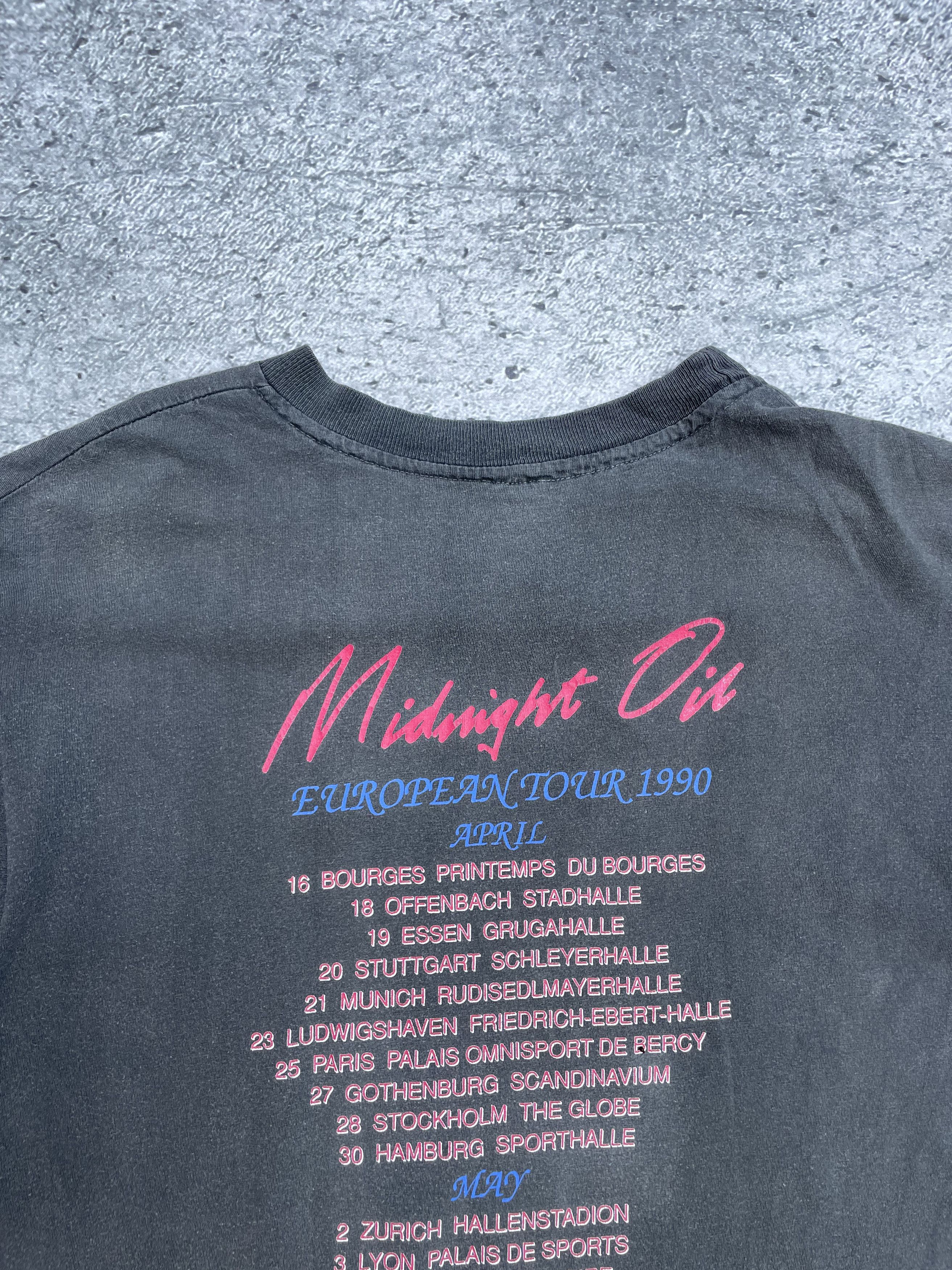 Band Tees Vintage 1990 Midnight Oil Blue Sky Mining European Tour tee Size US XL / EU 56 / 4 - 9 Thumbnail