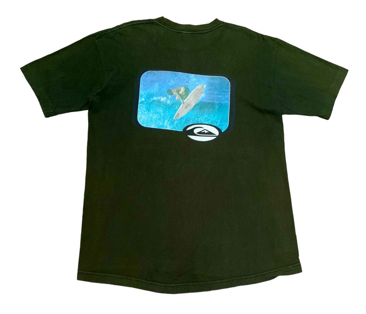 Quiksilver Rare Design Vintage Brand Surfing Quiksilver T-shirt 1990s Size US L / EU 52-54 / 3 - 1 Thumbnail