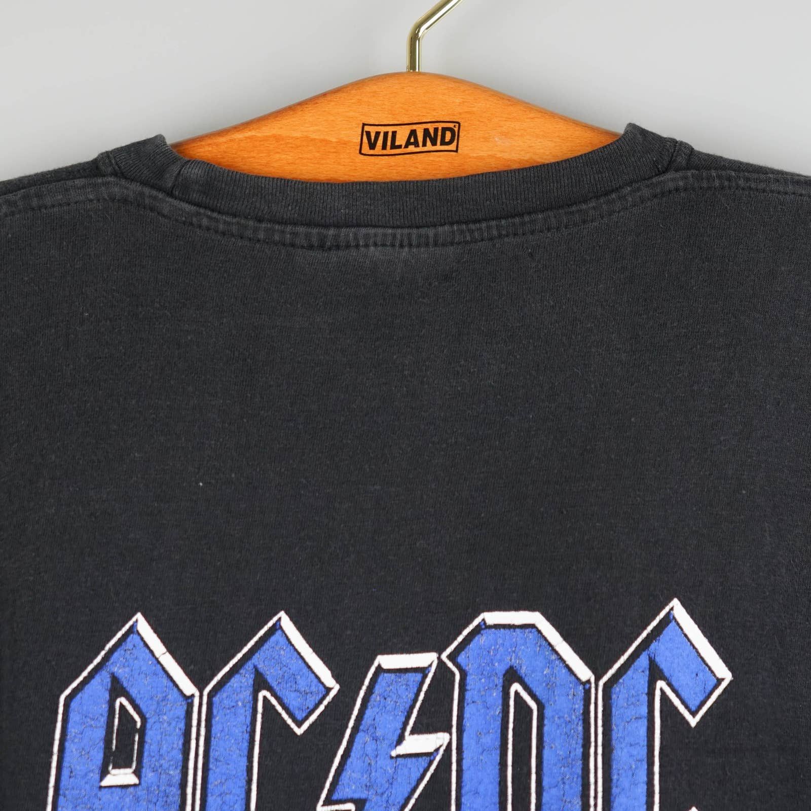Band Tees × Vintage Vintage 1990s ACDC T-Shirt Shot Down in Flames Size US L / EU 52-54 / 3 - 12 Thumbnail