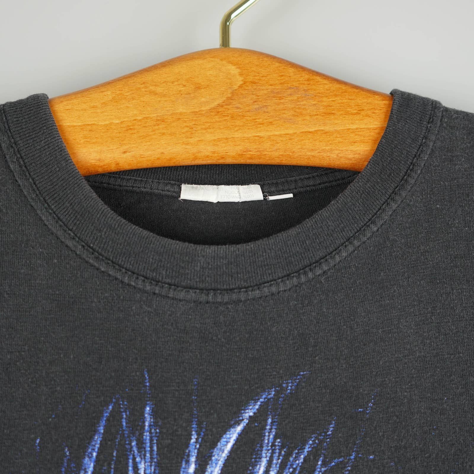 Band Tees × Vintage Vintage 1990s ACDC T-Shirt Shot Down in Flames Size US L / EU 52-54 / 3 - 4 Thumbnail